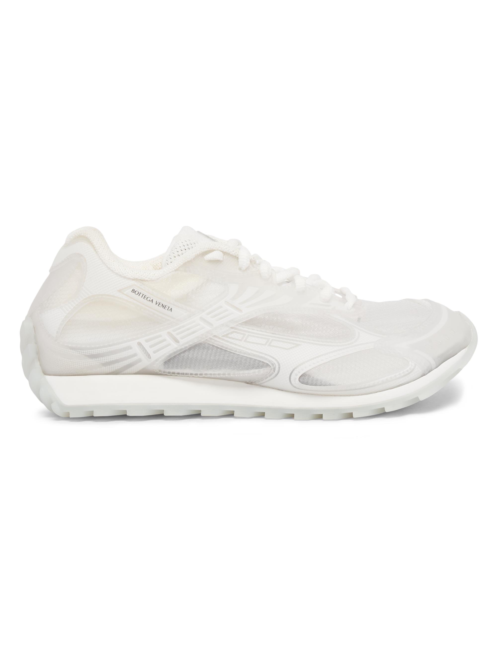Bottega Veneta Women's Orbit Logo Low-Top Sneakers - Glass White