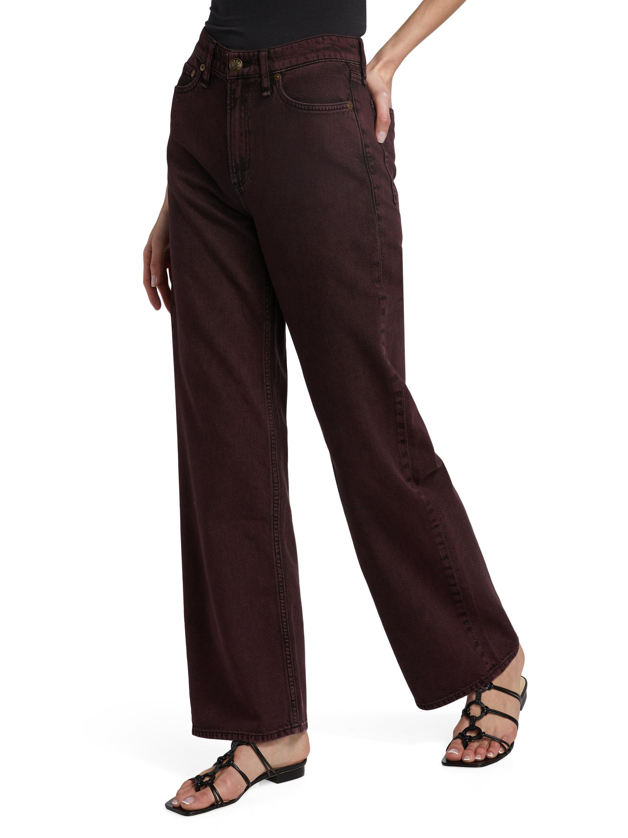 Logan Mid-Rise Wide Leg Jeans