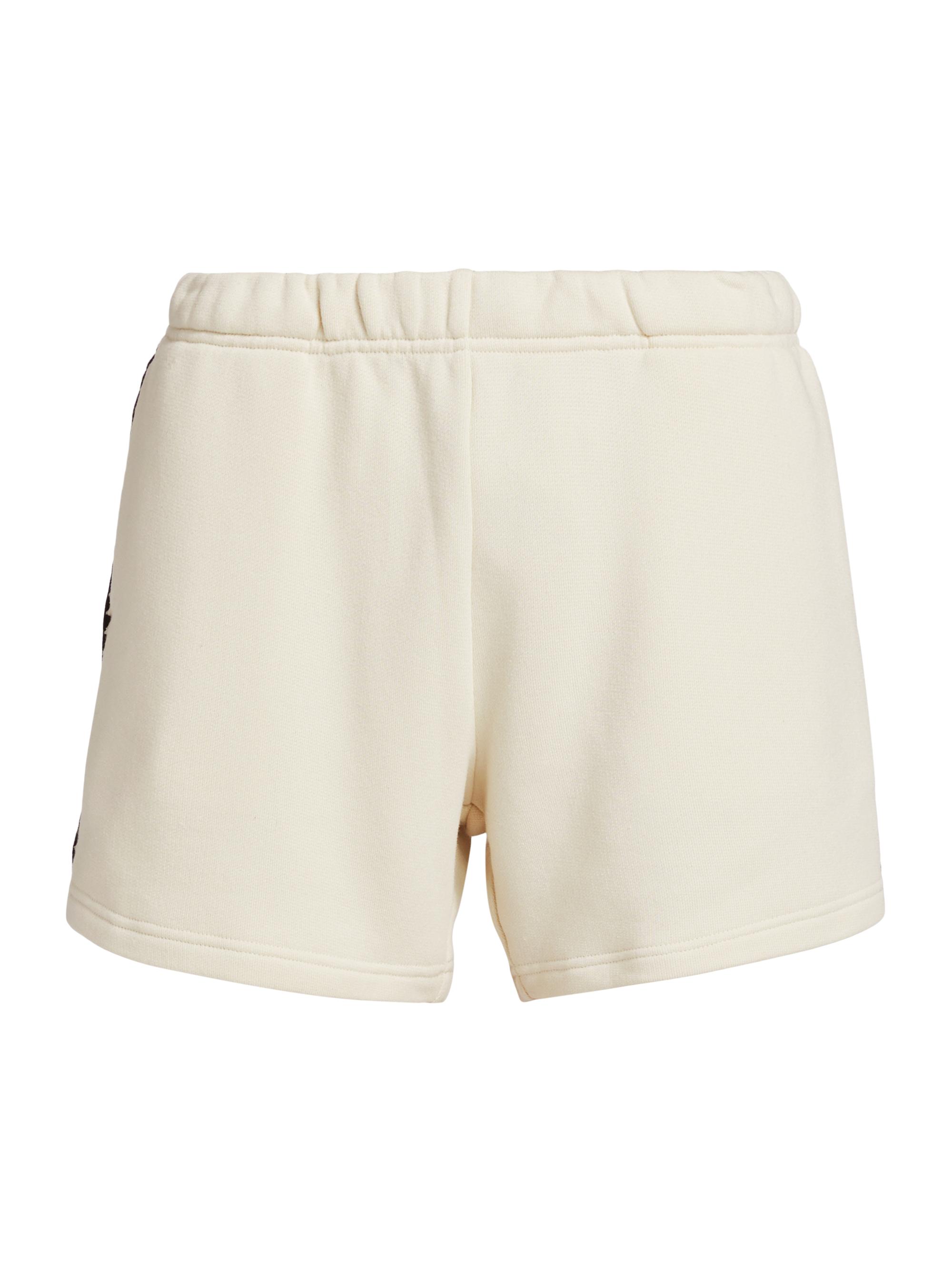 rag & bone Women's Vintage Terry Blanket Stitch Shorts - Chalk