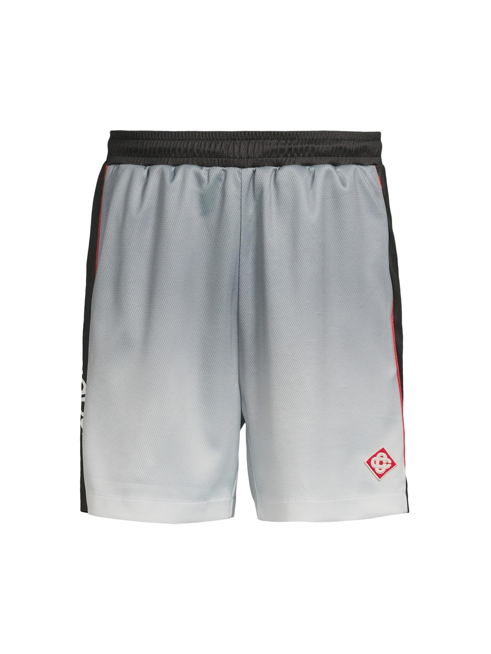 Casablanca Men's Printed Football Shorts - Grey Gradient