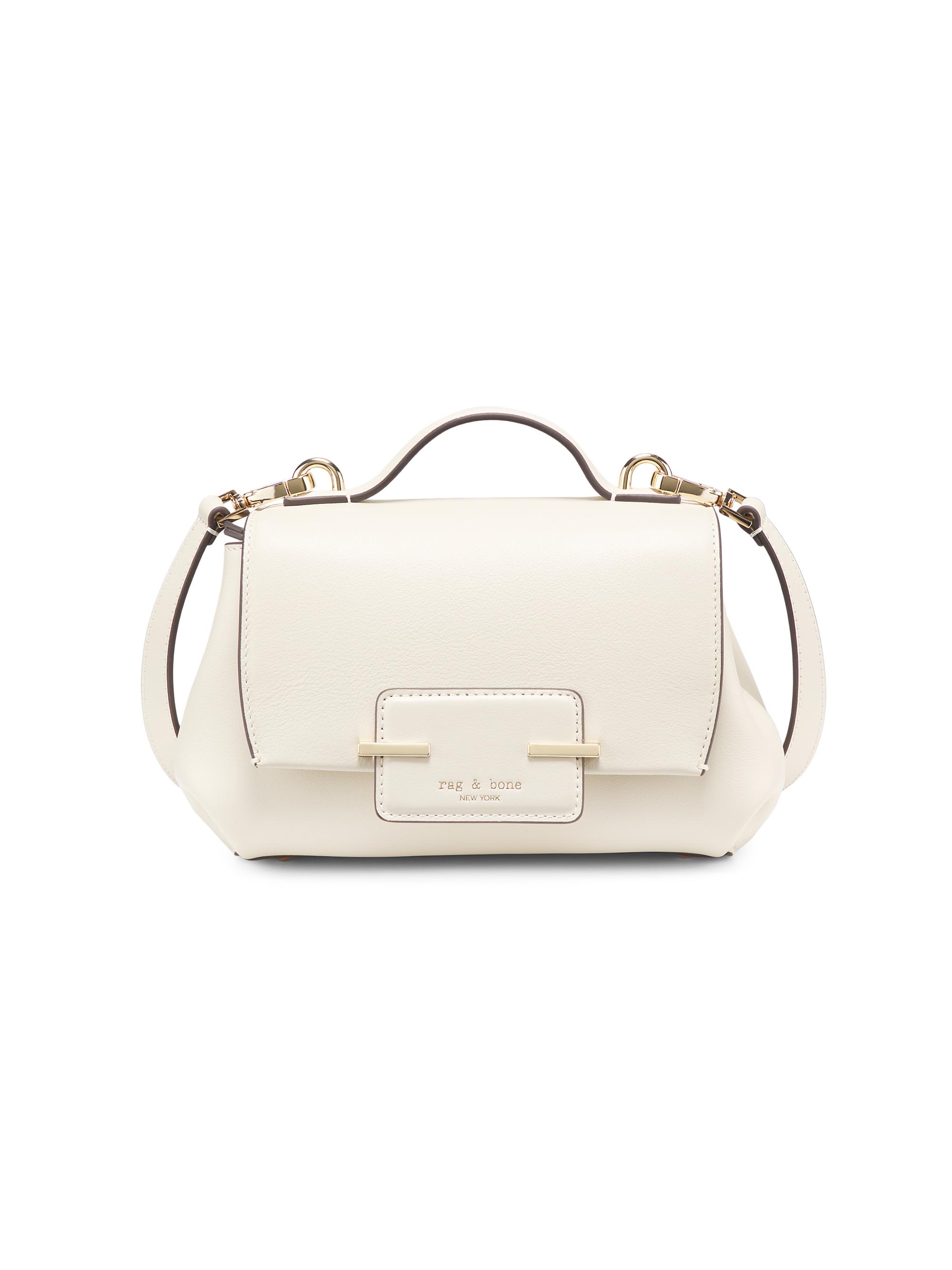 rag & bone Women's Realm Flap Crossbody Bag - Antique White