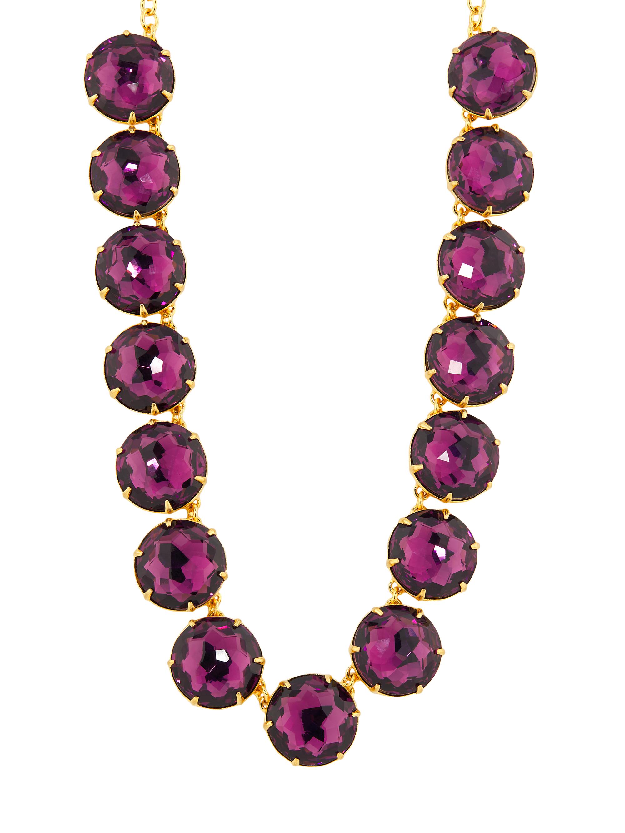 Oscar de la Renta Women's Goldtone & Glass Crystal Necklace - Iris