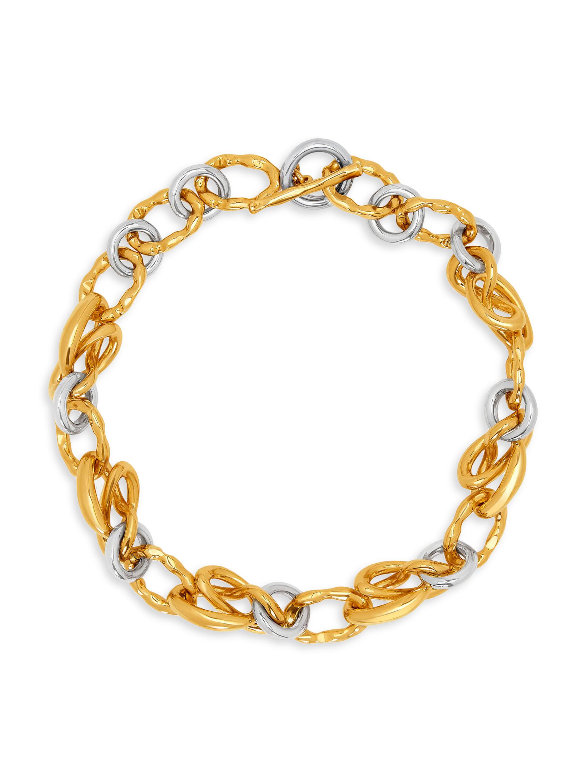 Oscar de la Renta Women's Twisted Knot 24K-Gold-Plated Necklace - Gold