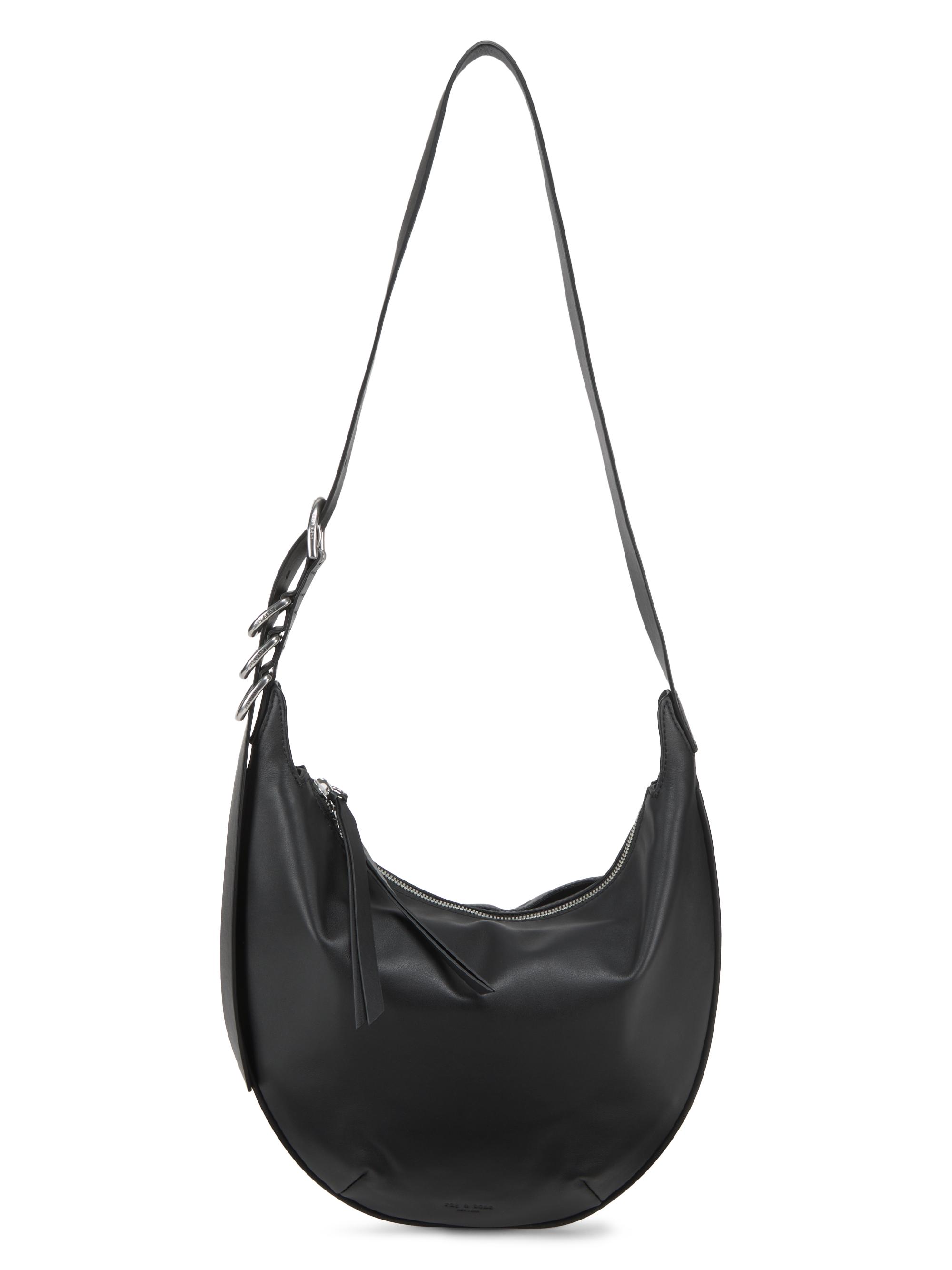 rag & bone Women's  Mercer Leather Hobo Bag - Black