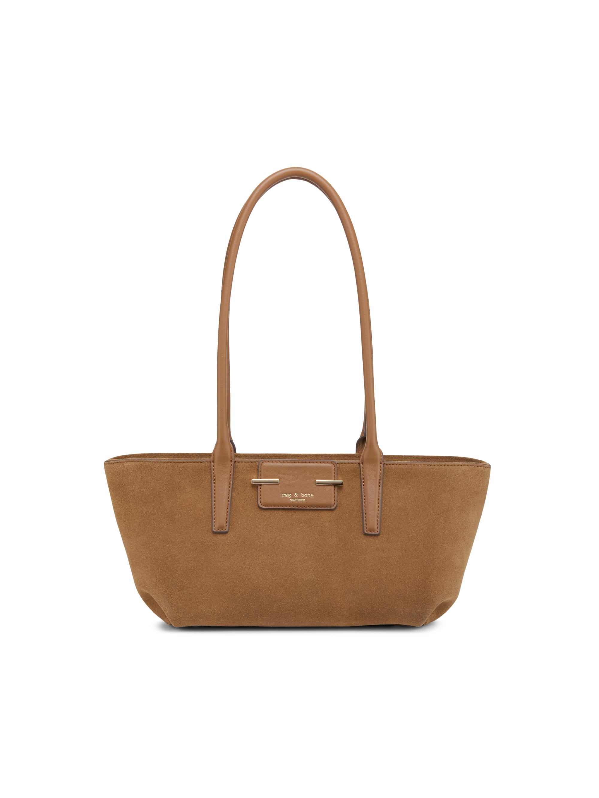 rag & bone Women's Realm Suede Shoulder Bag - Chocolate