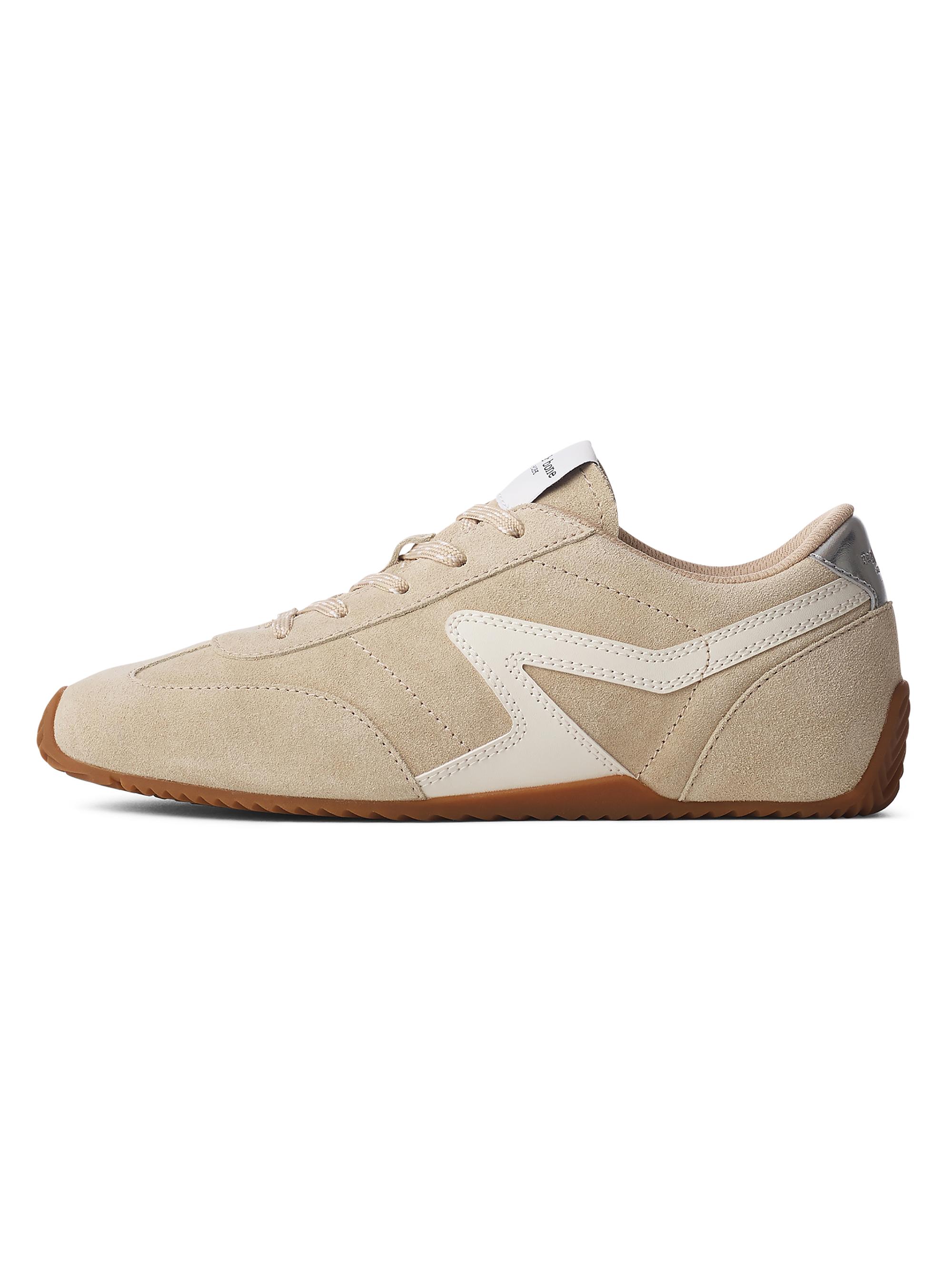 rag & bone Women's Retro Runner Slim Ultra Suede Sneakers - Macadamia Suede