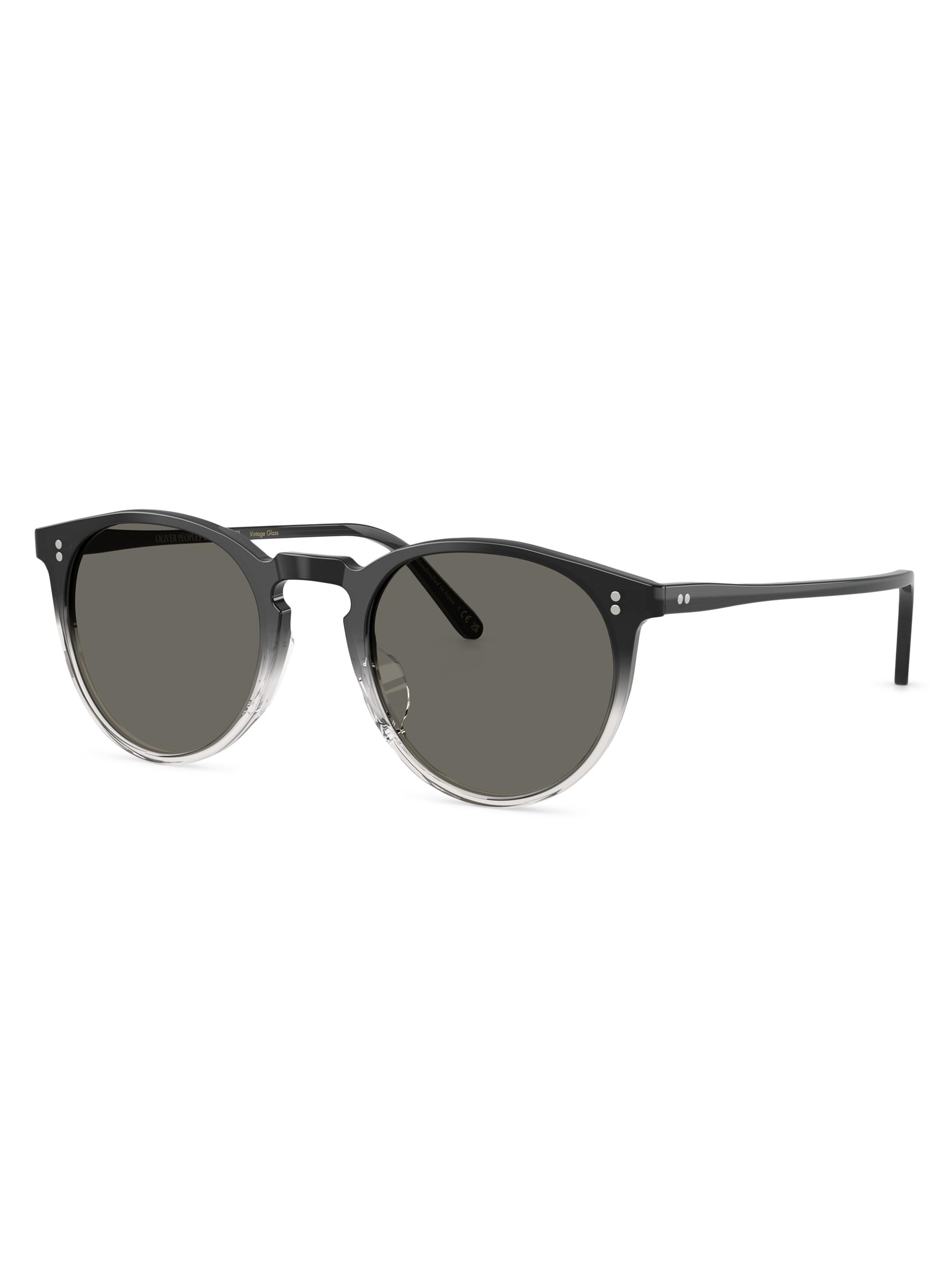 Oliver Peoples Men's O'Malley 48MM Phantos Sunglasses - Black Gray