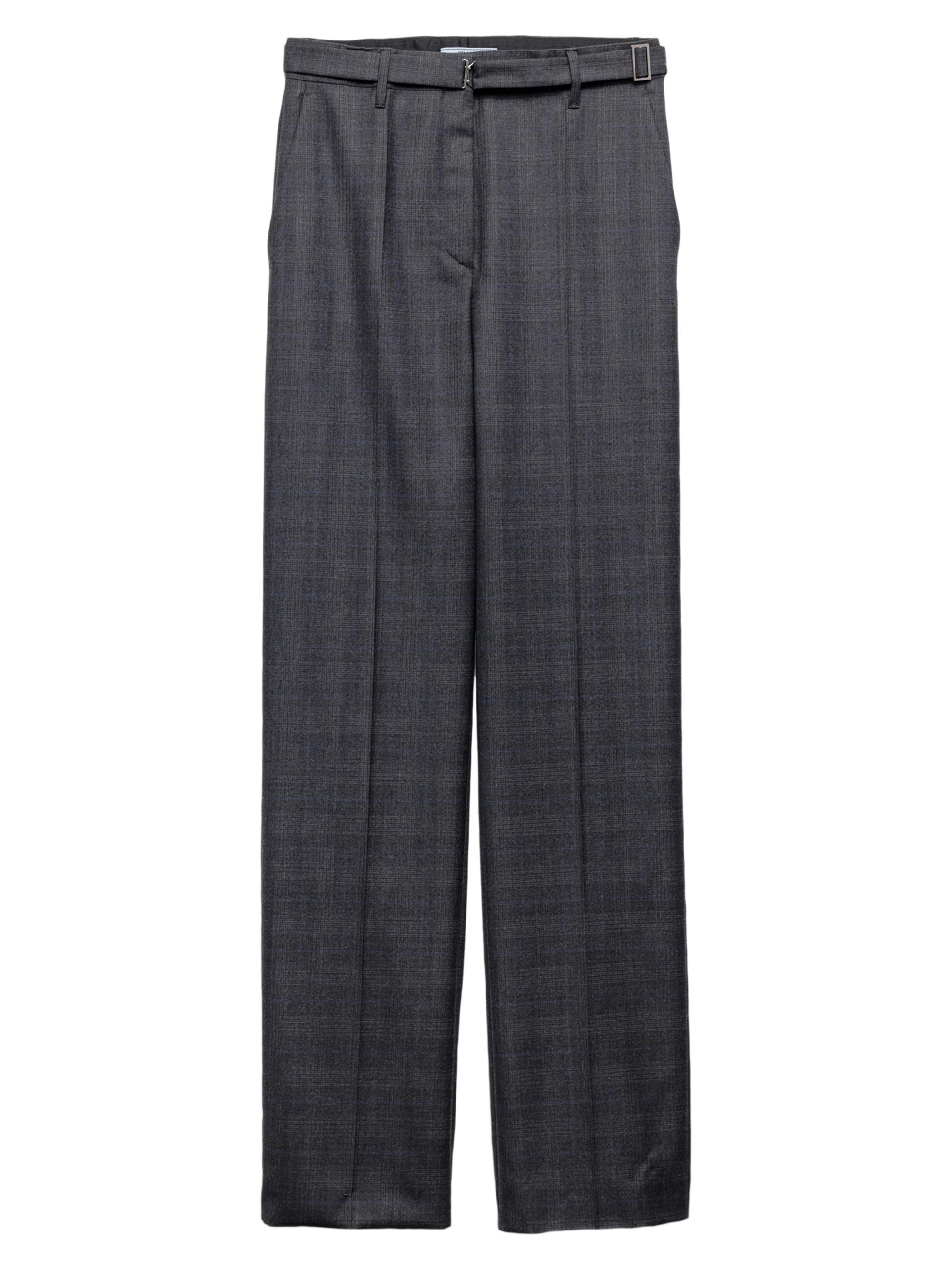 Prada Women's Wool Pants - Grey
