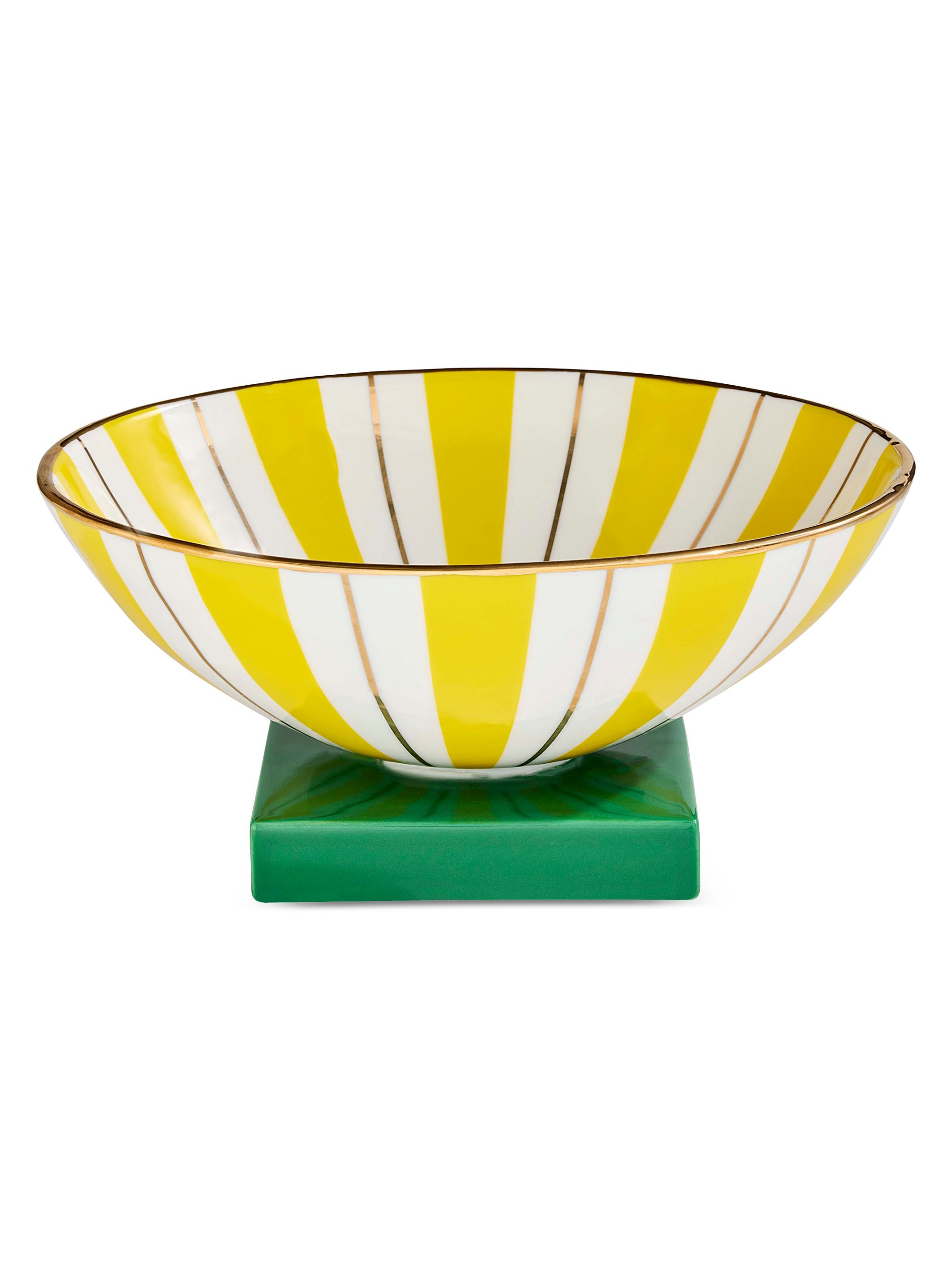 Jonathan Adler Portofino Porcelain Bowl - Yellow Green