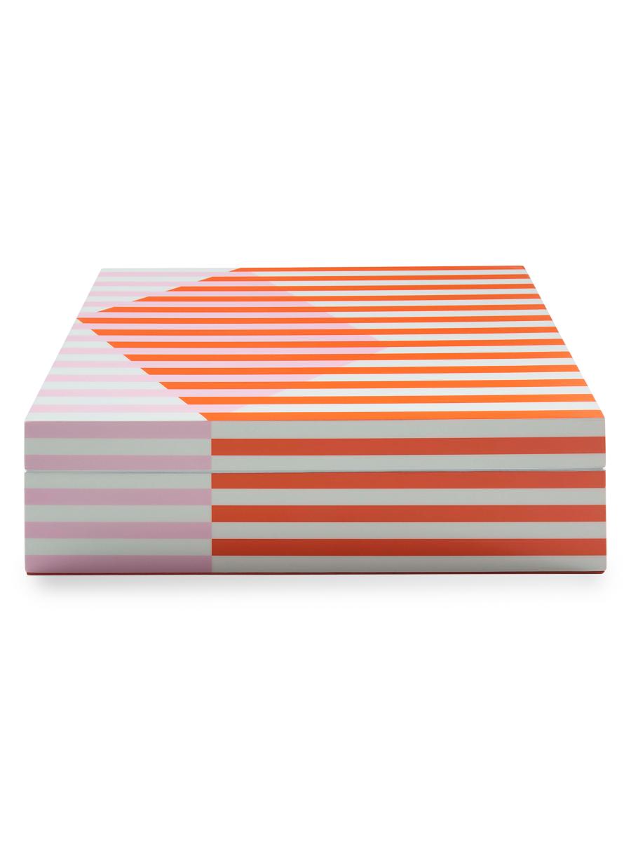Jonathan Adler Copenhagen Lacquer Large Box In Multi