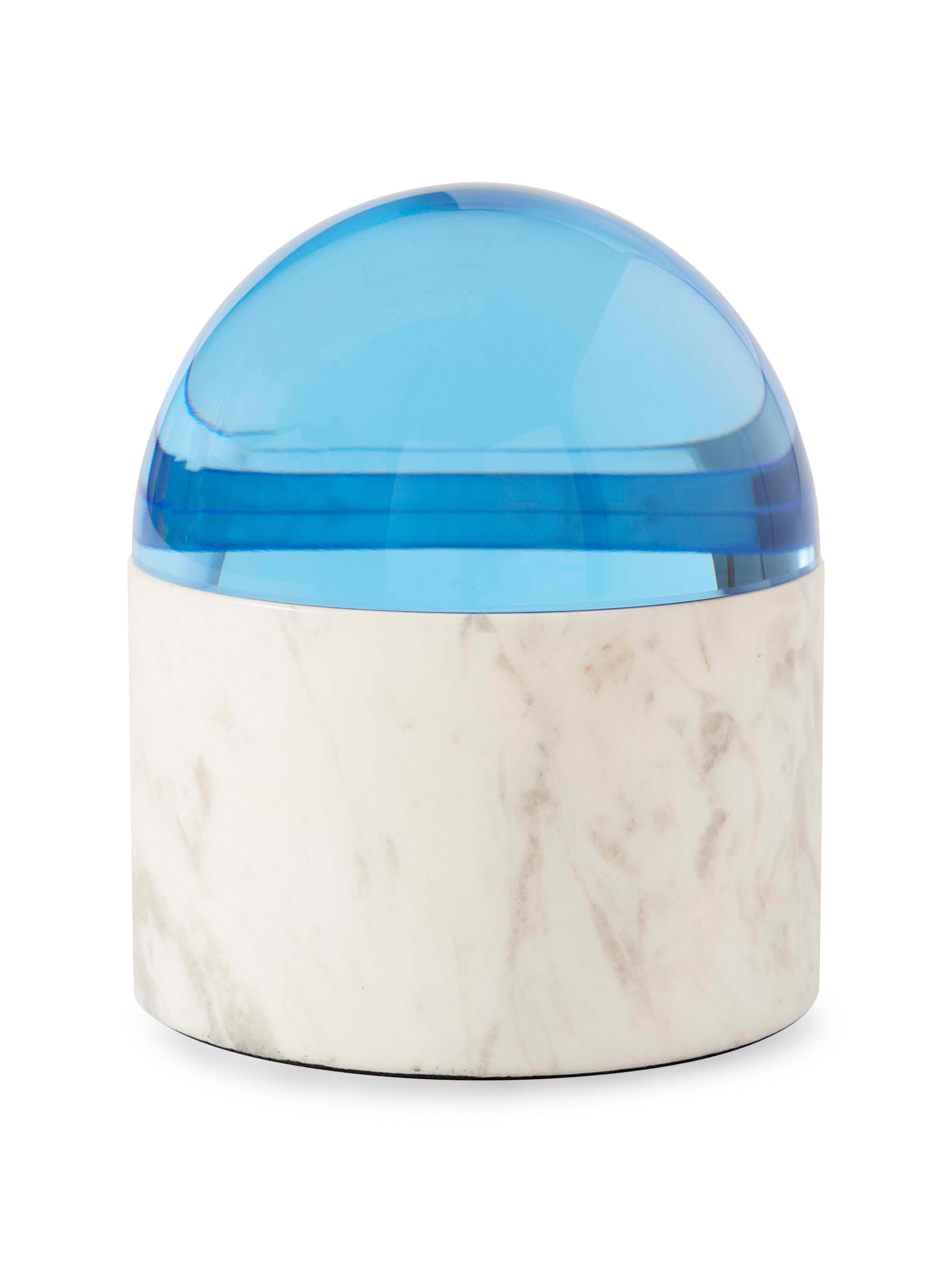 Jonathan Adler Globo Marble Box - Blue