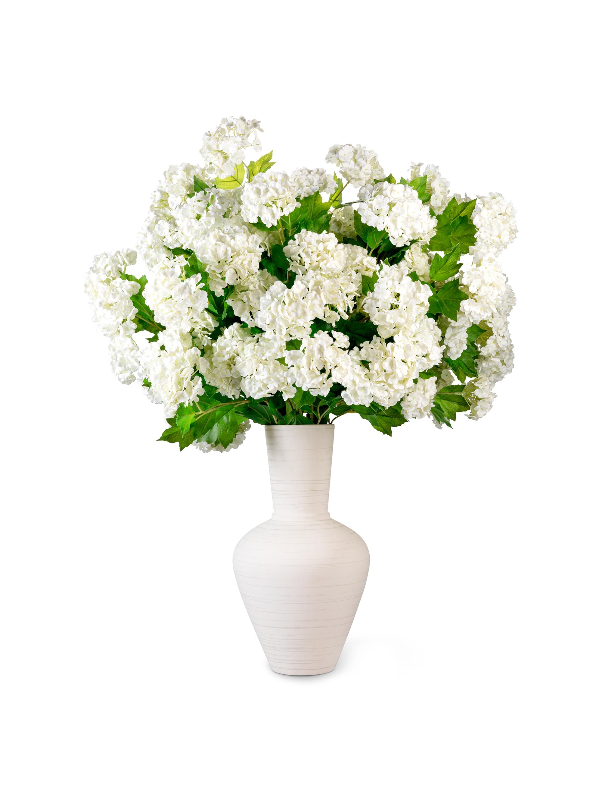 CocoBella Rhea RealTouch Hydrangea Arrangement - Snow