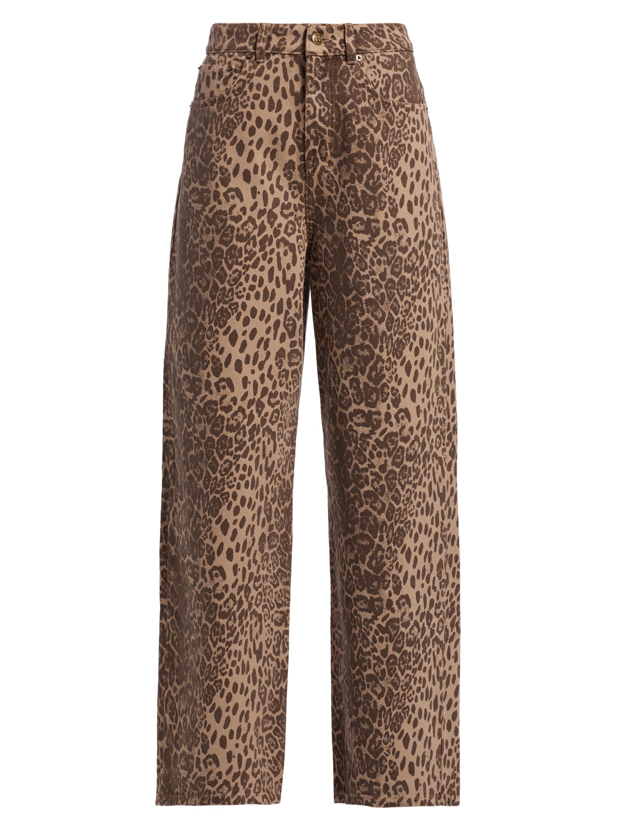 Ksubi Leopard-Print Baggy Jeans | Saks Fifth Avenue