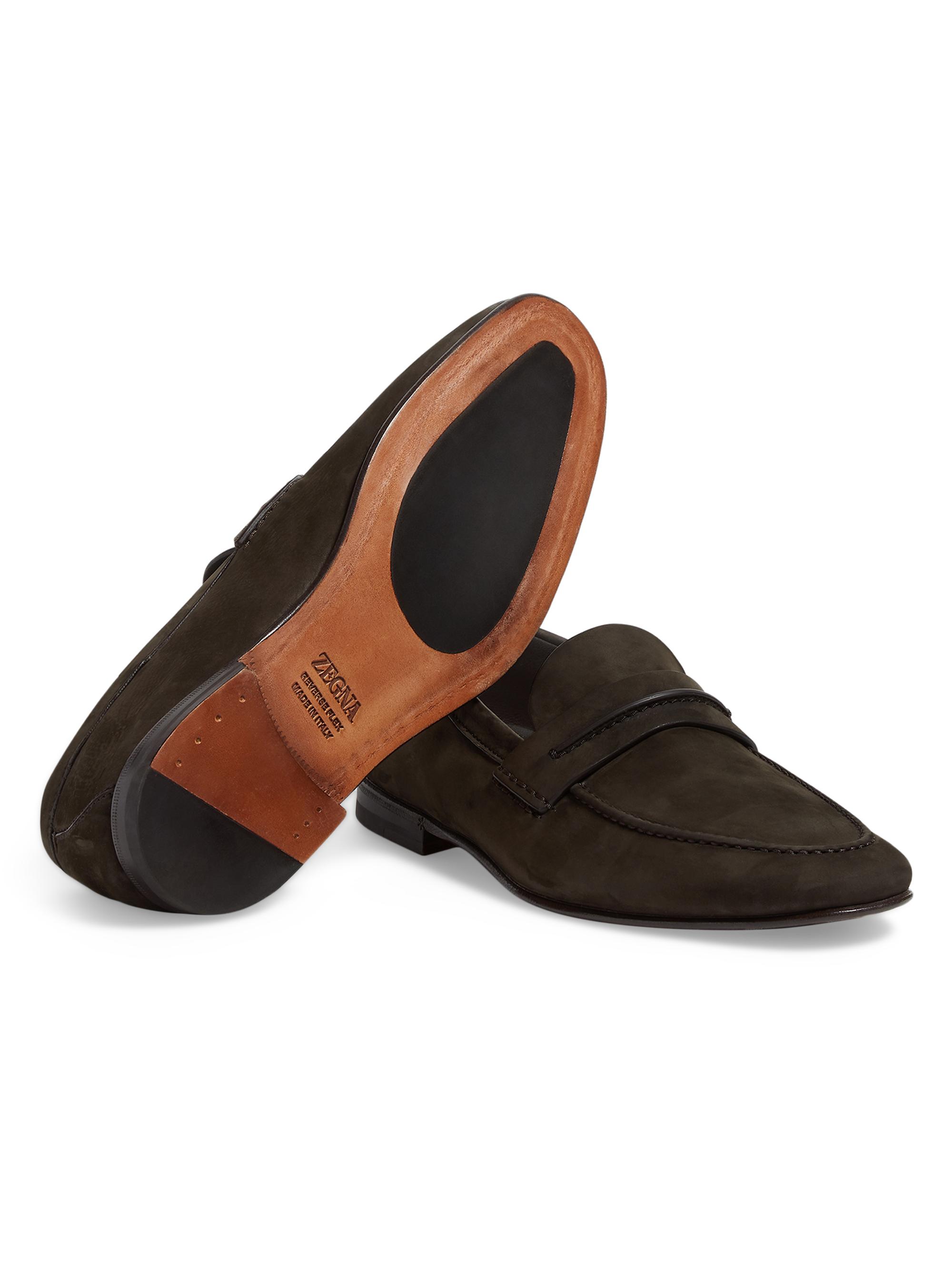 ZEGNA Secondskin Mocassin Loafers | Saks Fifth Avenue