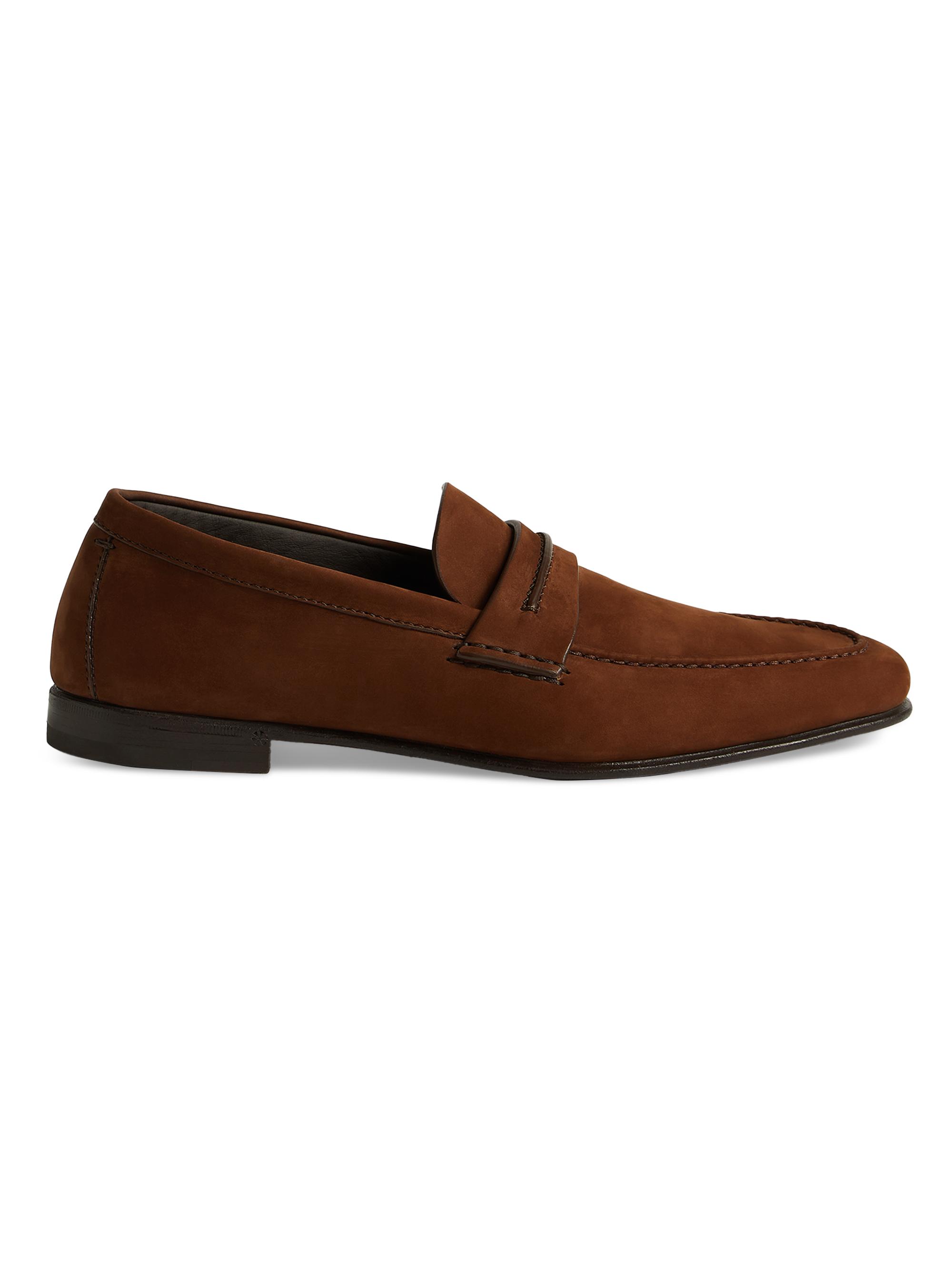 PRADA chocolate Loafer us8 完全正規品　値下げ可 Prada Chocolate Suede Loafers | Saks Fifth Avenue