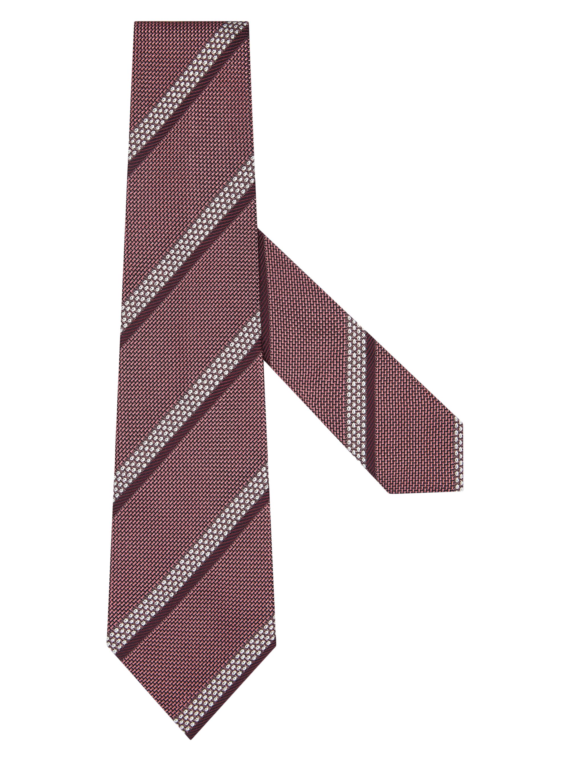 ZEGNA Men's Mulberry Silk Tie - Pink