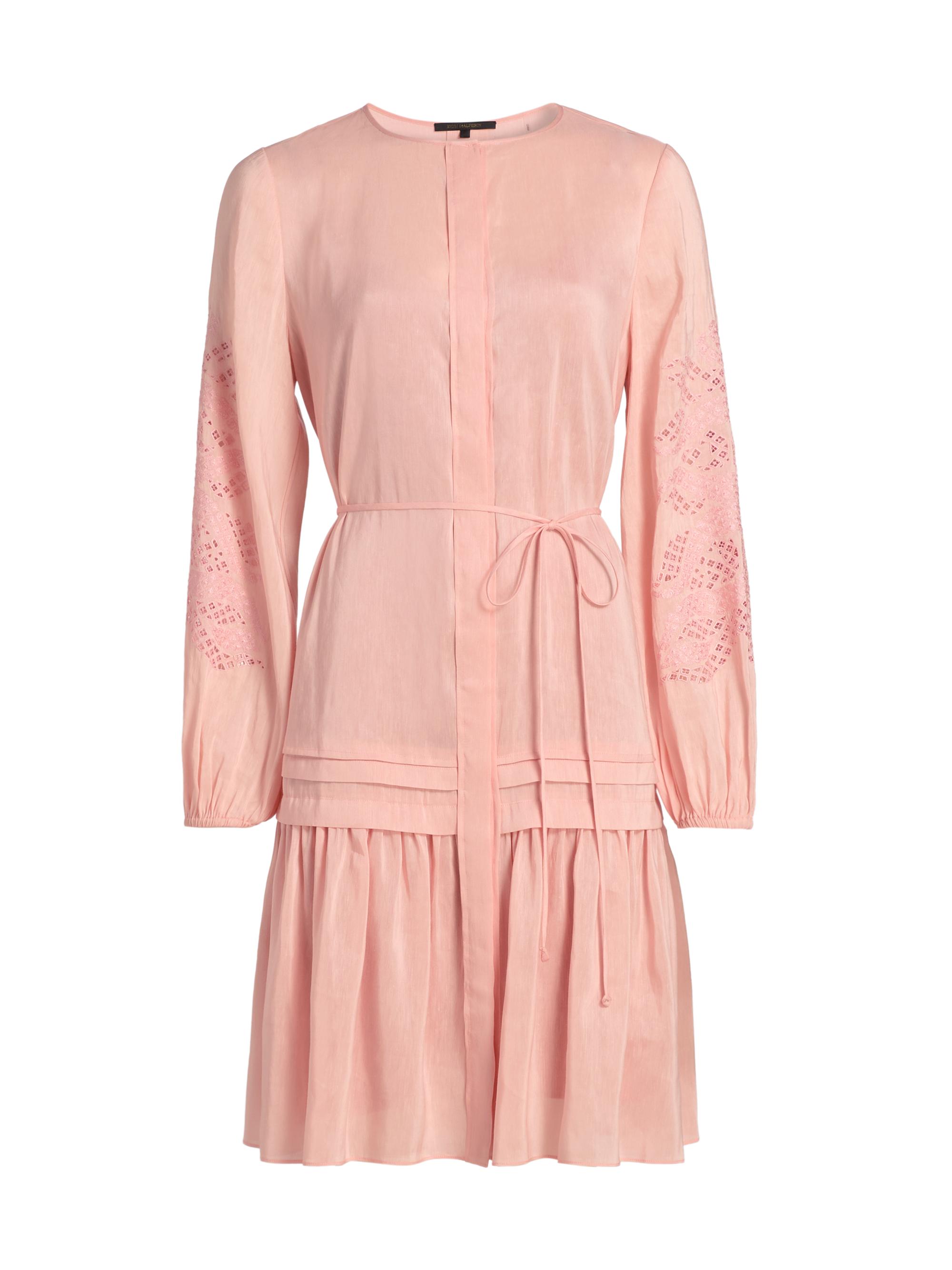 Kobi Halperin Women's Carrie Linen-Silk Midi-Dress - Quartz