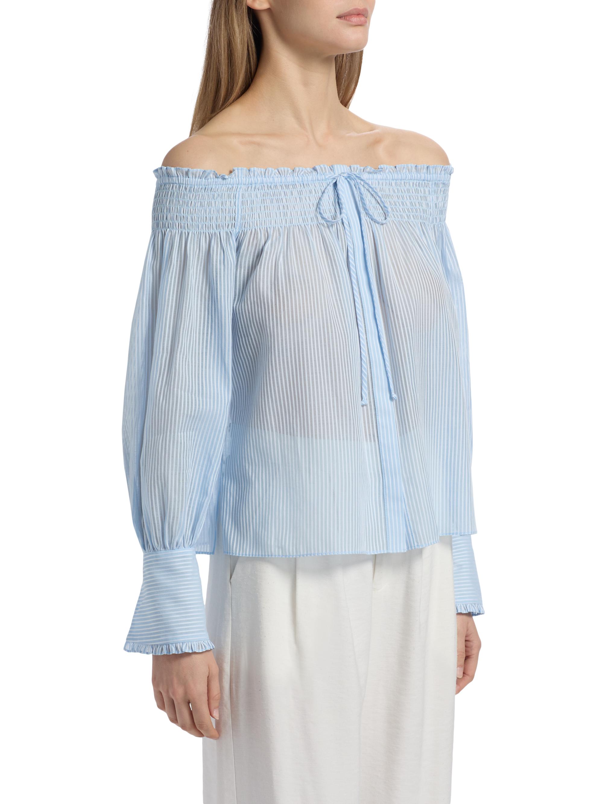Kobi Halperin Robin Cotton-Silk Blouse | Saks Fifth Avenue