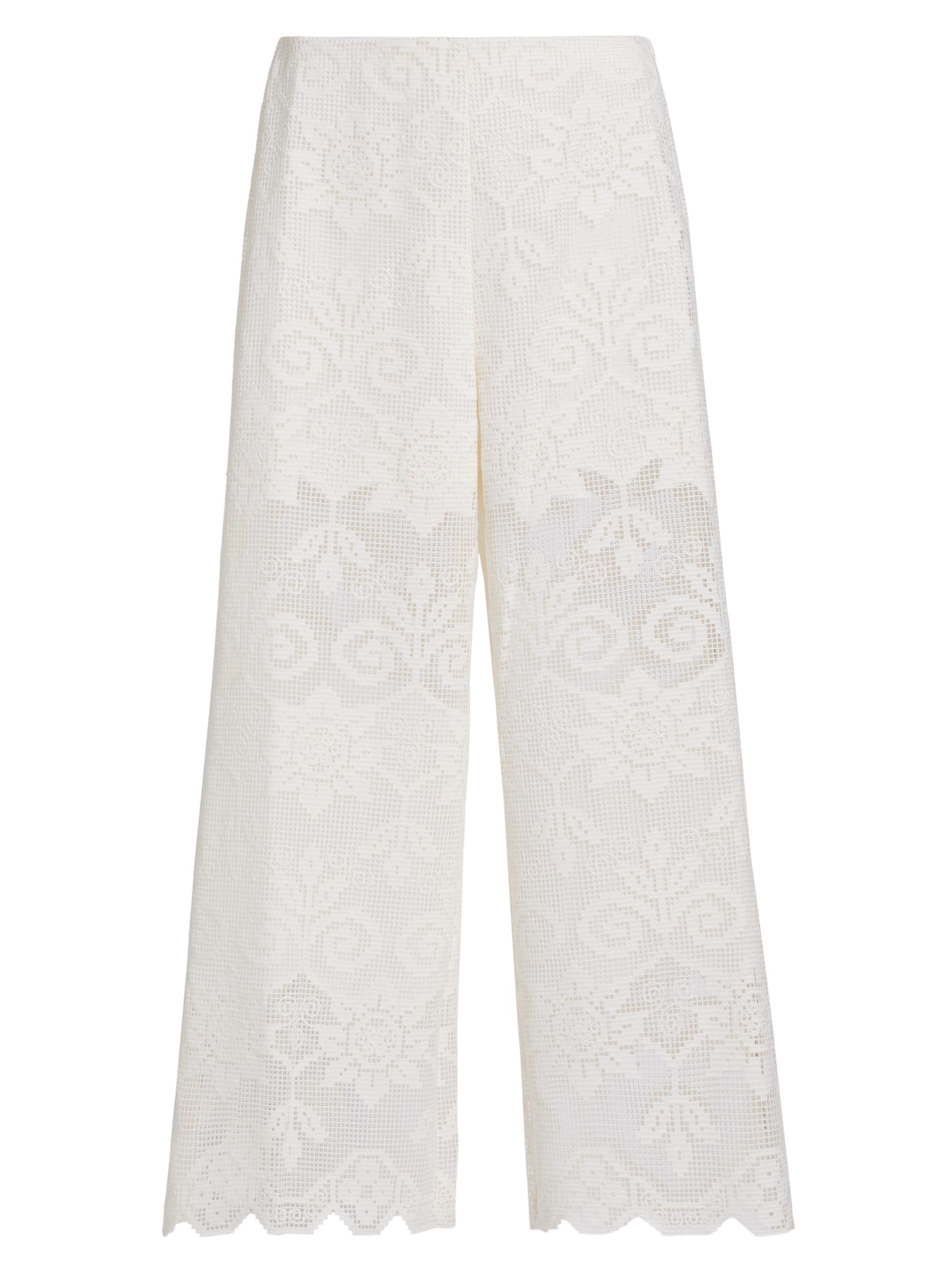 Kobi Halperin Women's Gina Needlepoint Floral Lace Pants -
