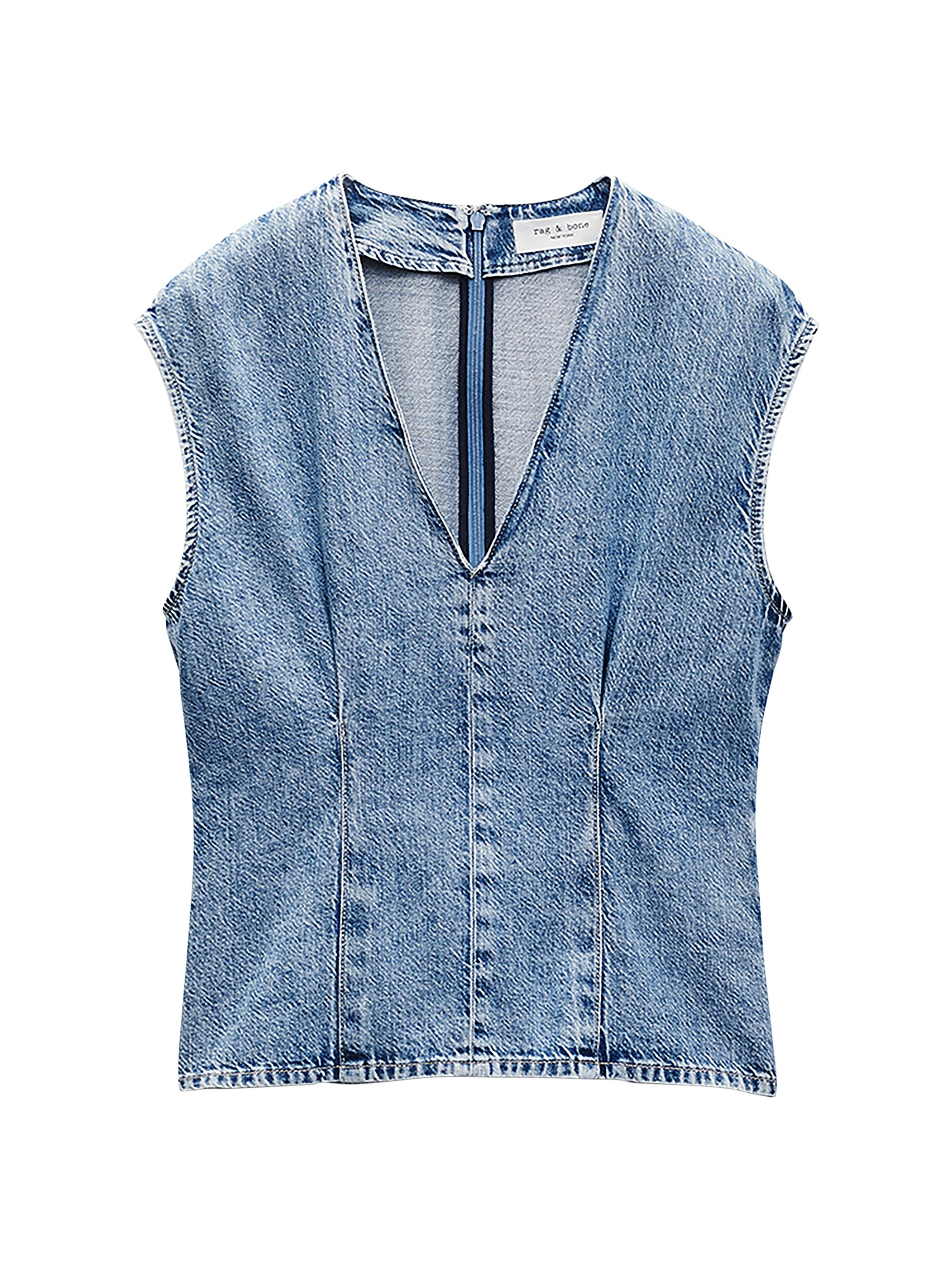 rag & bone Women's Ultra Featherweight Ava Top - Tilden