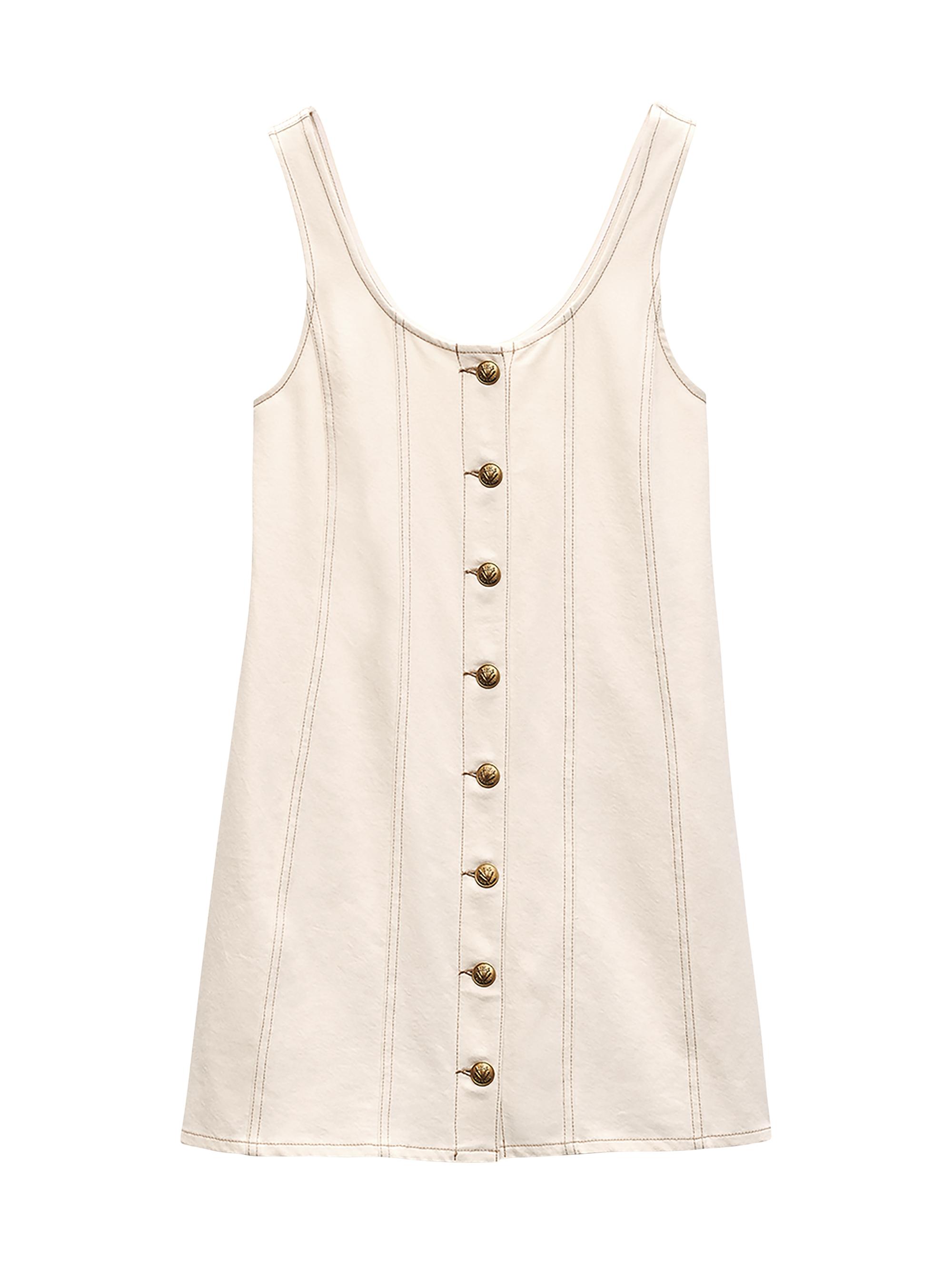 rag & bone Women's Laney Striped A-line Minidress - Ecru