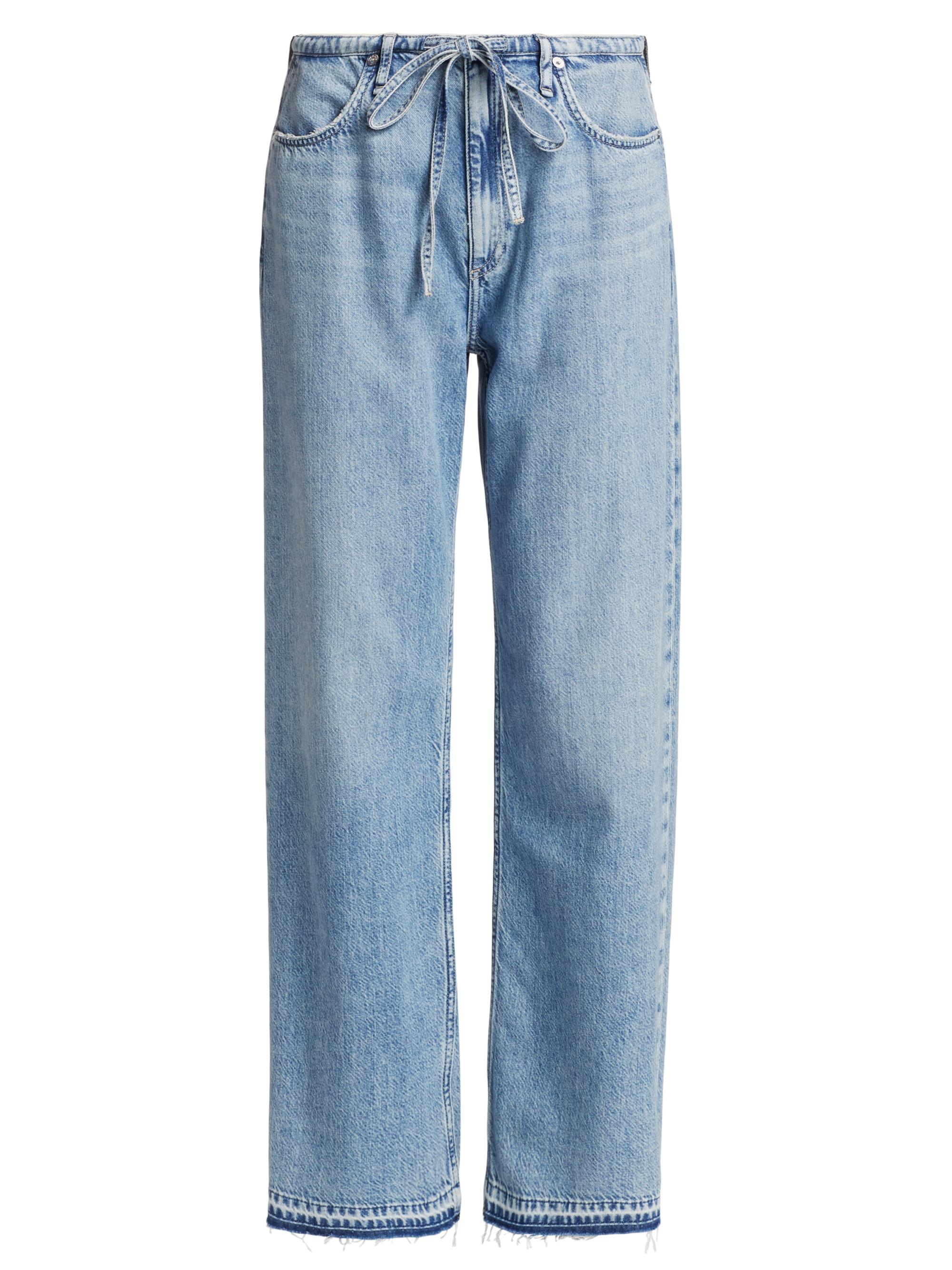 rag & bone Women's Phoebe Ultra Featherweight Drawstring Jeans - Tilden