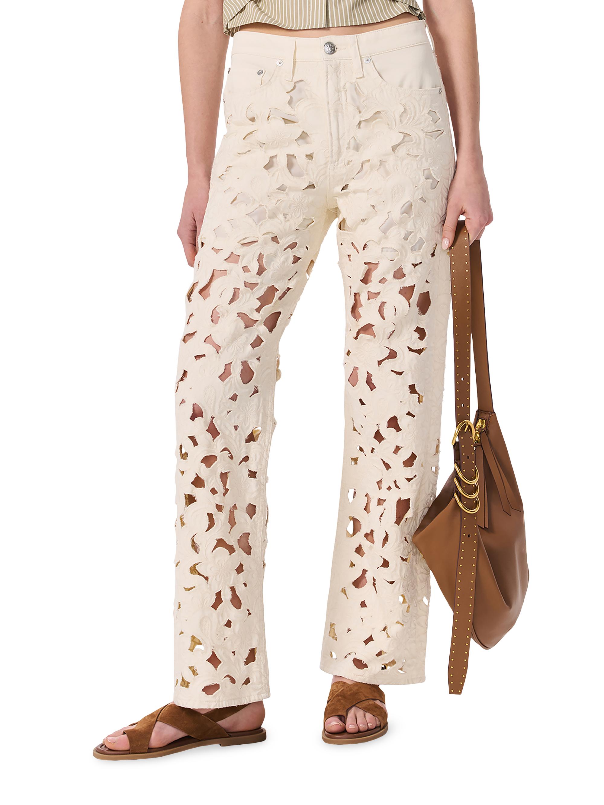 パンツ louren flower jacquard half pants Jaclyn Smith Floral Jacquard Pleated Pant | HSN