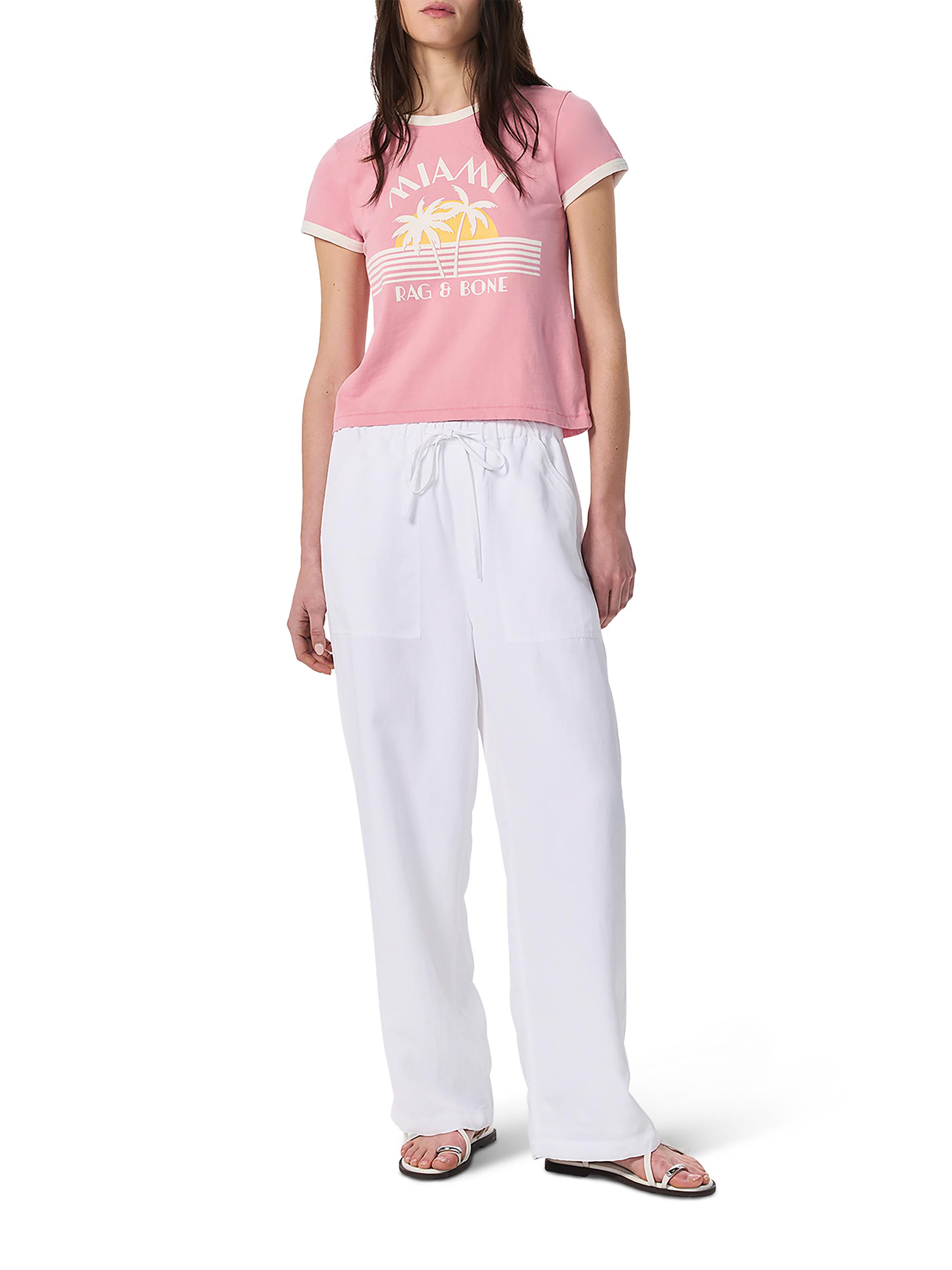 rag & bone Miami Boxy Ringer T-Shirt | Saks Fifth Avenue