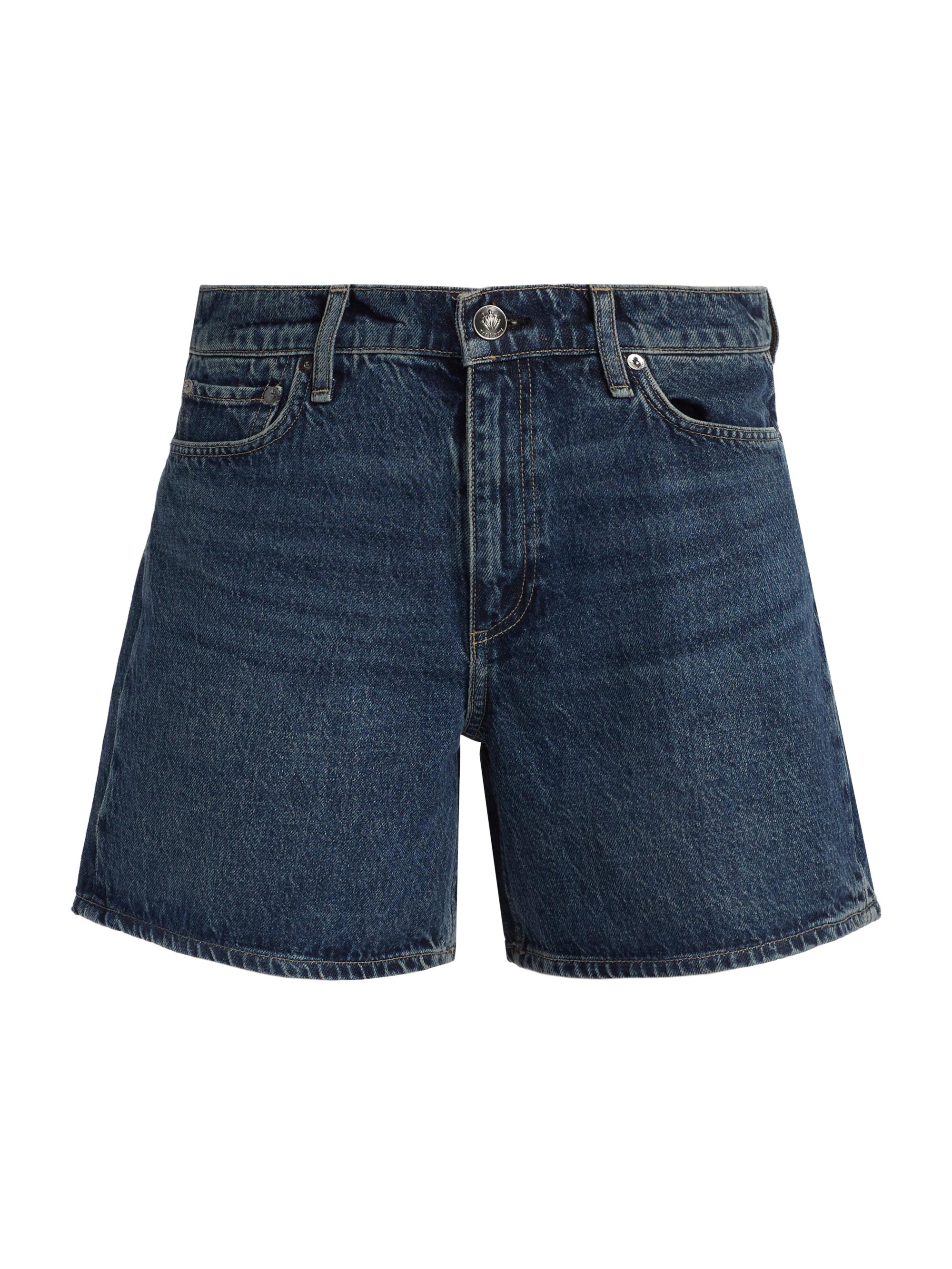 rag & bone Women's Kaia Mid-Rise Denim Shorts - Adeline