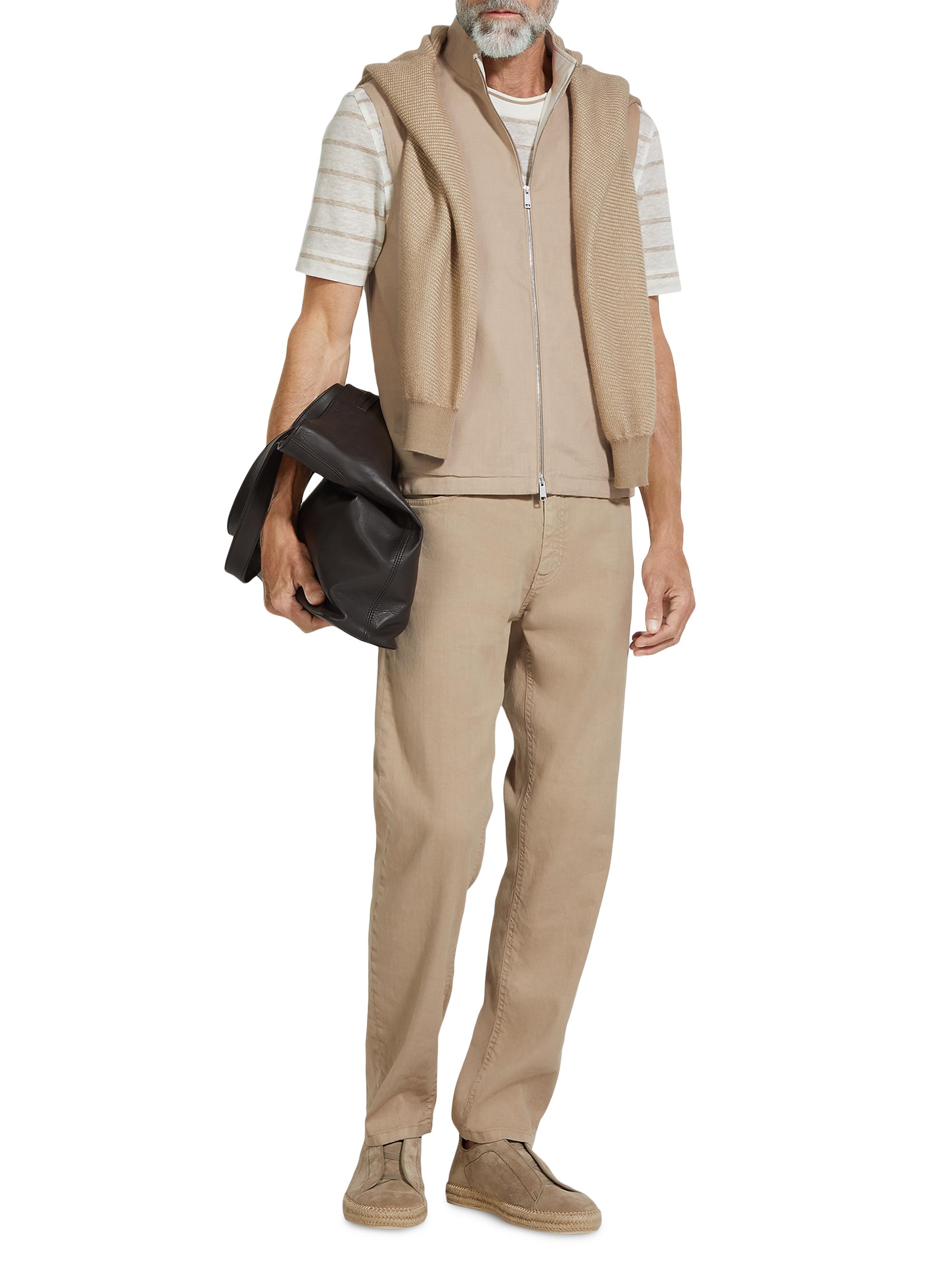 ZEGNA Oasi Lino Vest | Saks Fifth Avenue