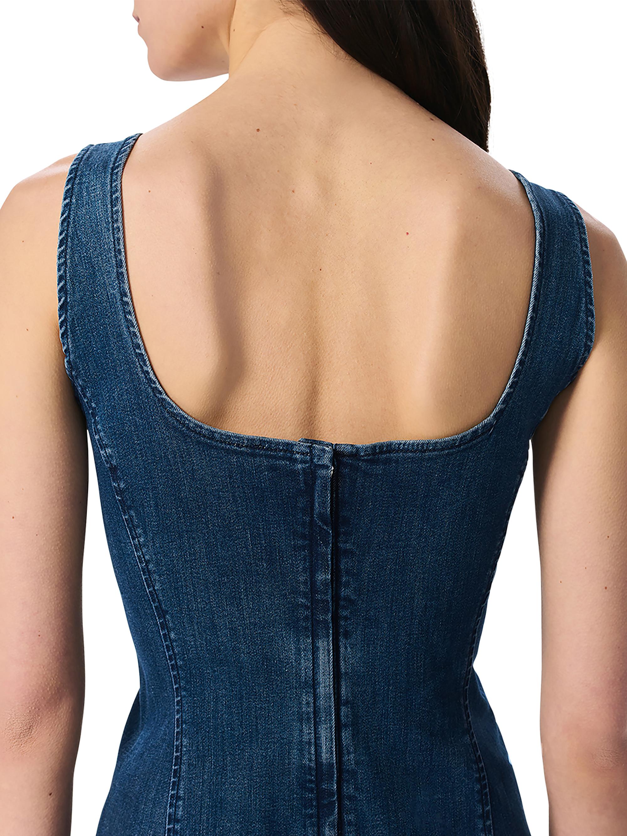 rag & bone Flexi Athena Denim Midi-Dress | Saks Fifth Avenue