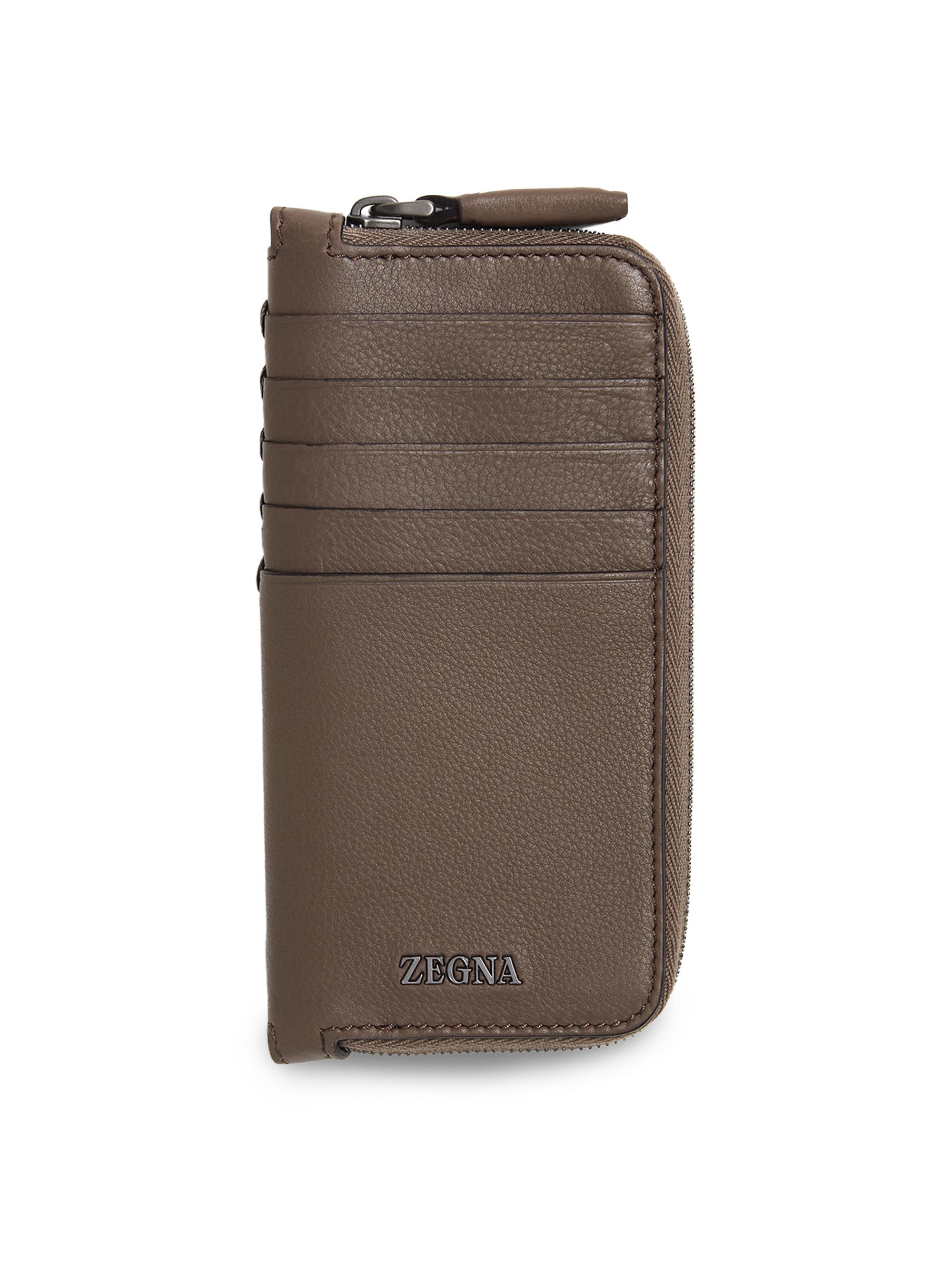 ZEGNA Men's Secondskin Wallet - Brown
