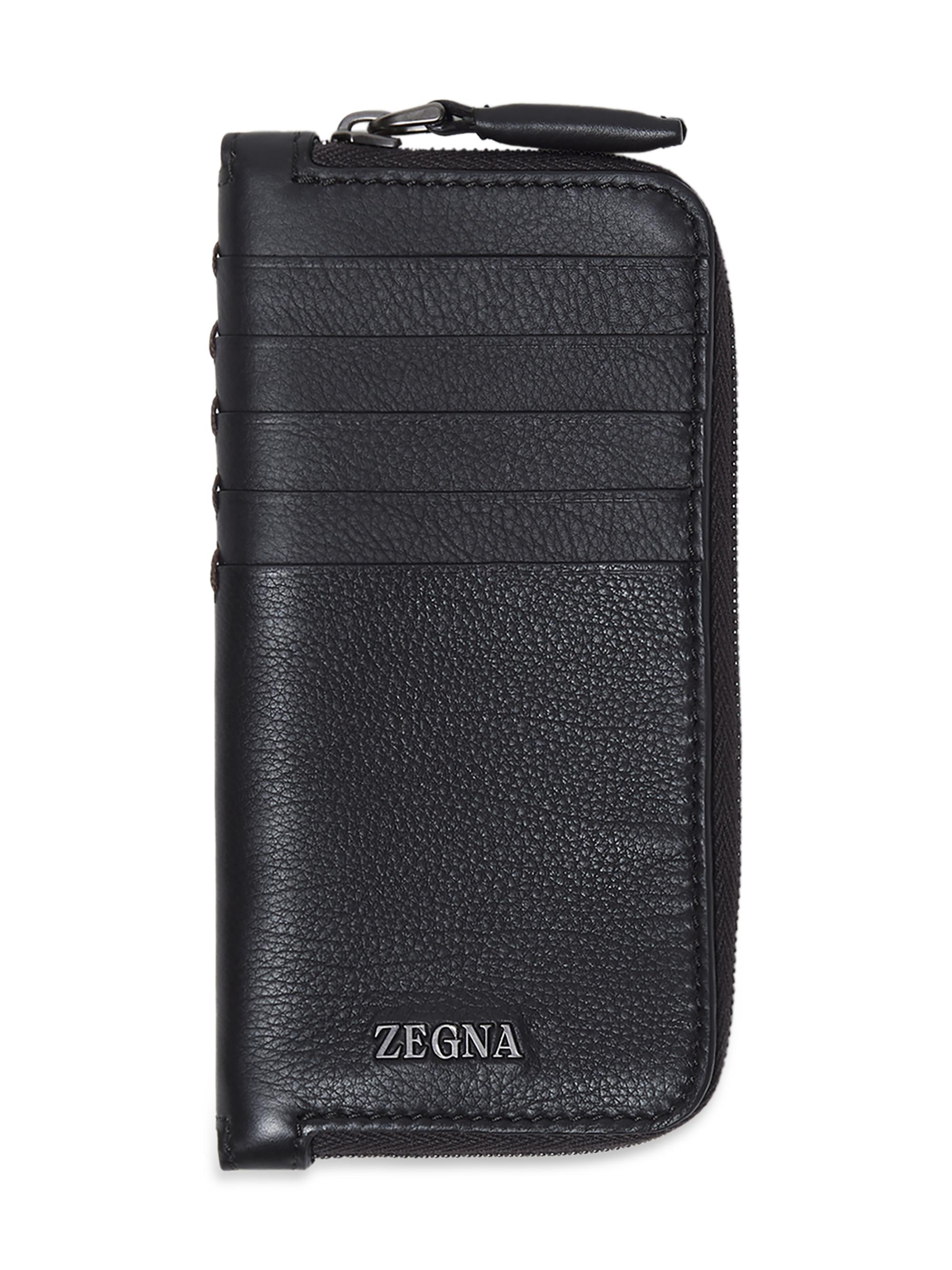 ZEGNA Men's Secondskin Wallet - Dark Blue