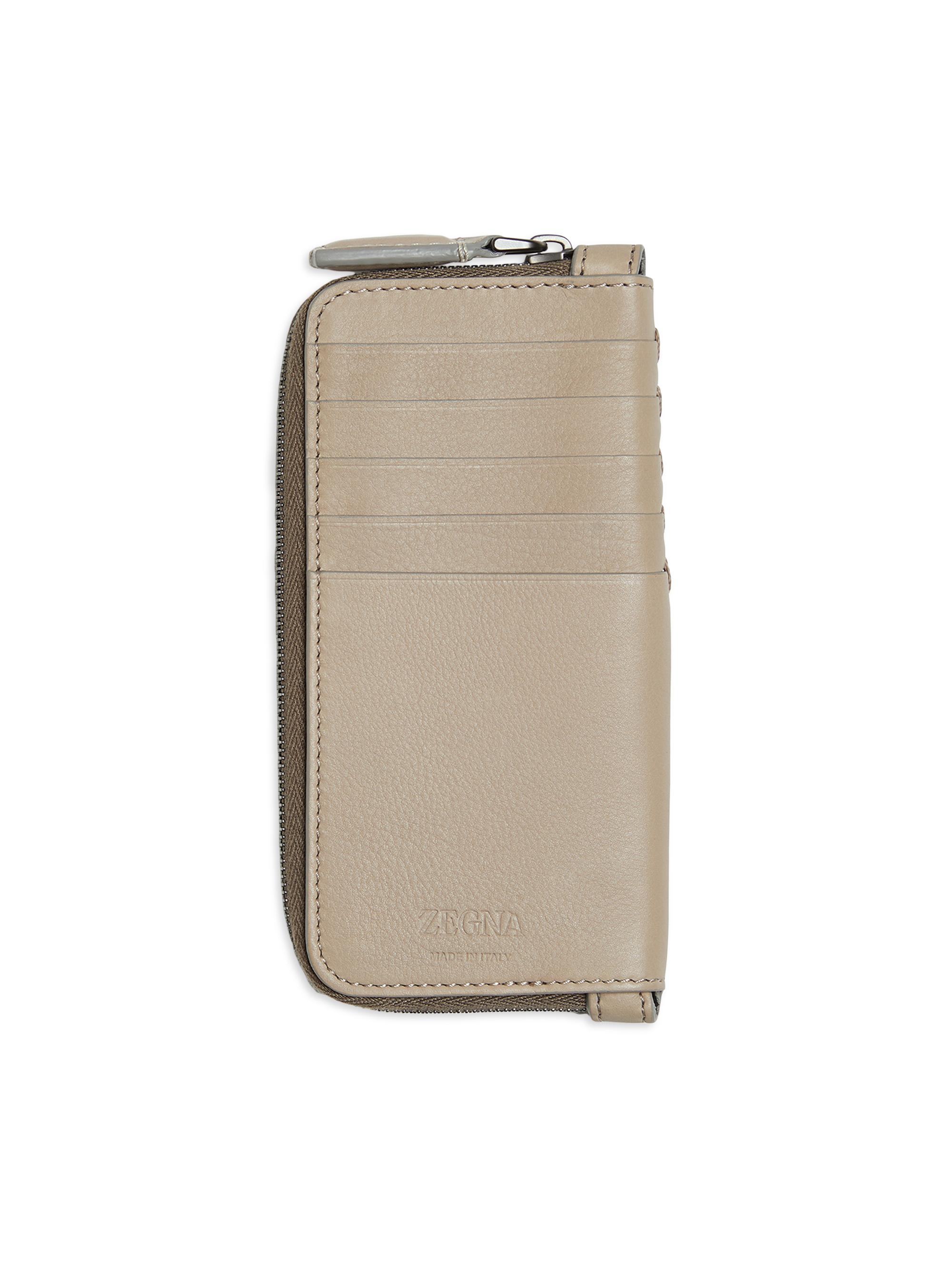 ZEGNA Men's Secondskin Wallet - Light Taupe
