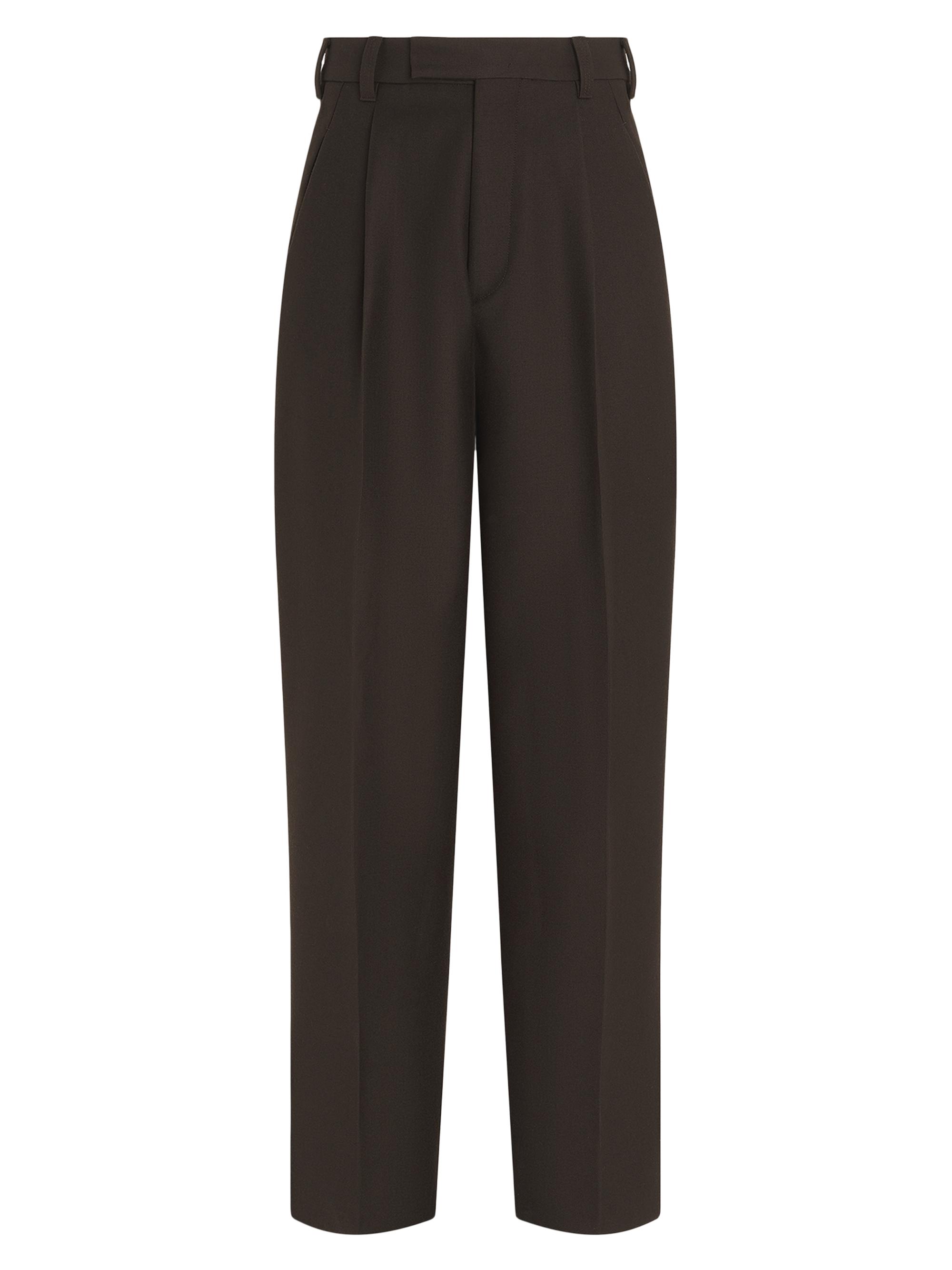 ZEGNA Men's Regular Fit Oasi Lino Pants - Dark Brown