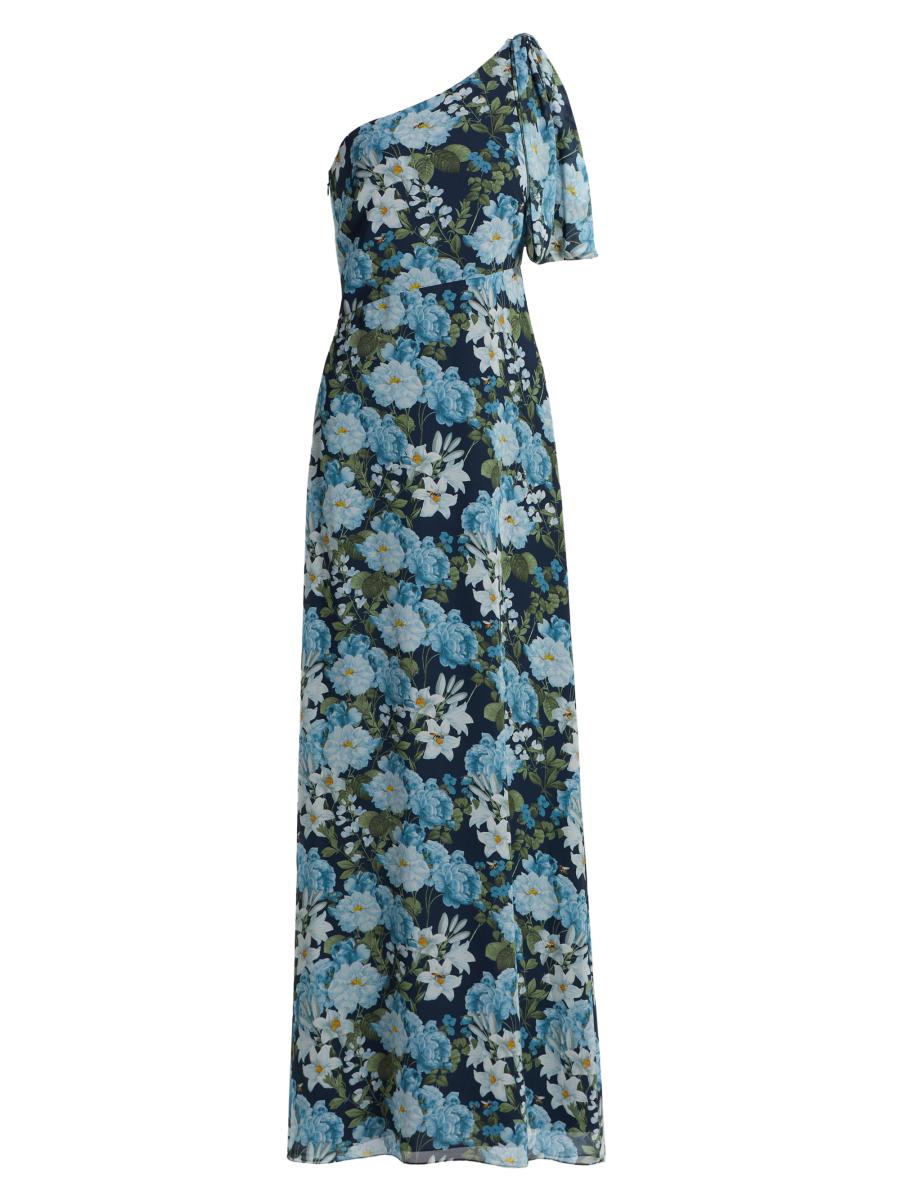 SACHIN BABI Chelsea Floral One-Shoulder Gown | Saks Fifth Avenue