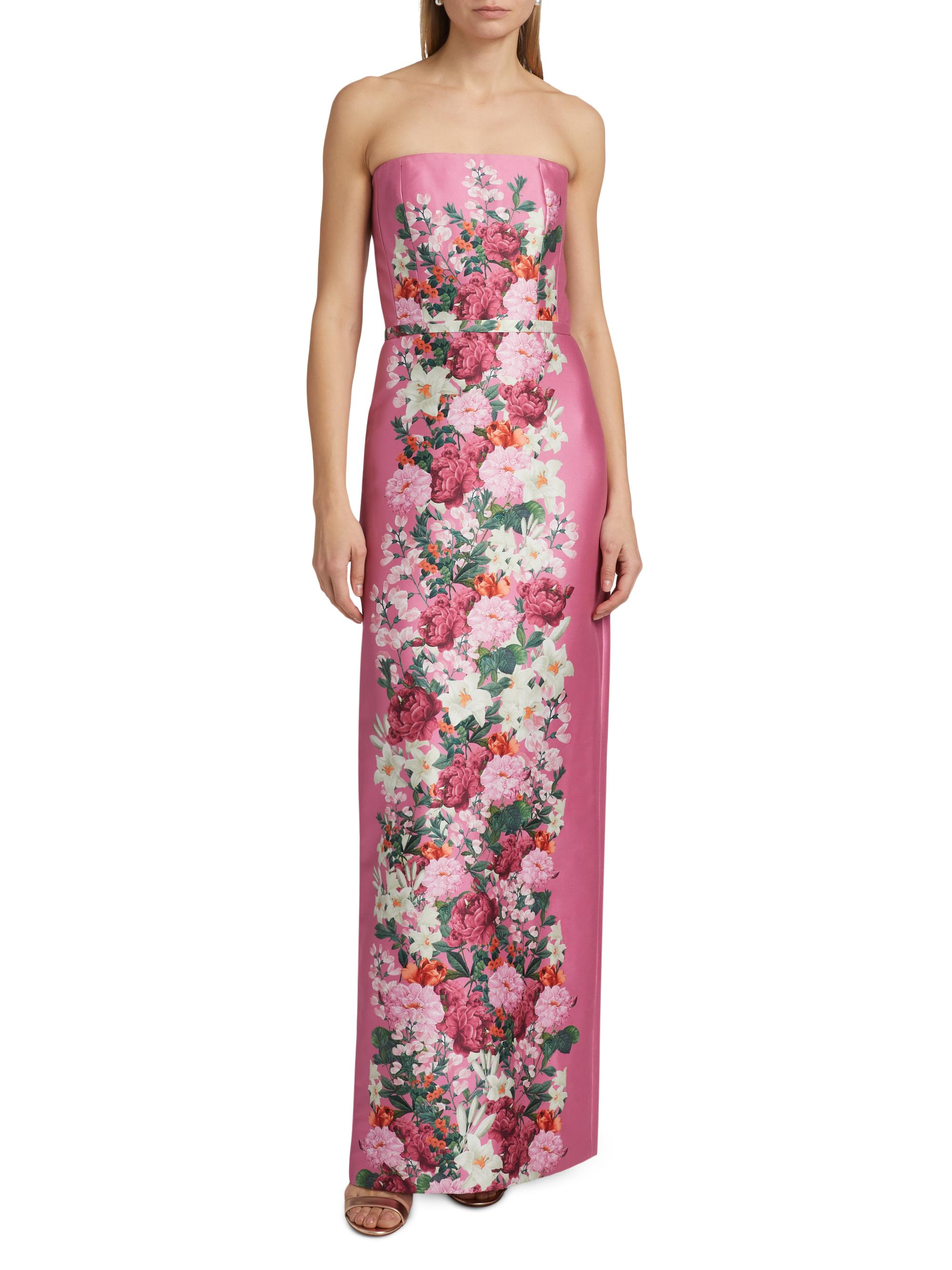 Sachin & Babi Strapless Tiered Tulle Gown!