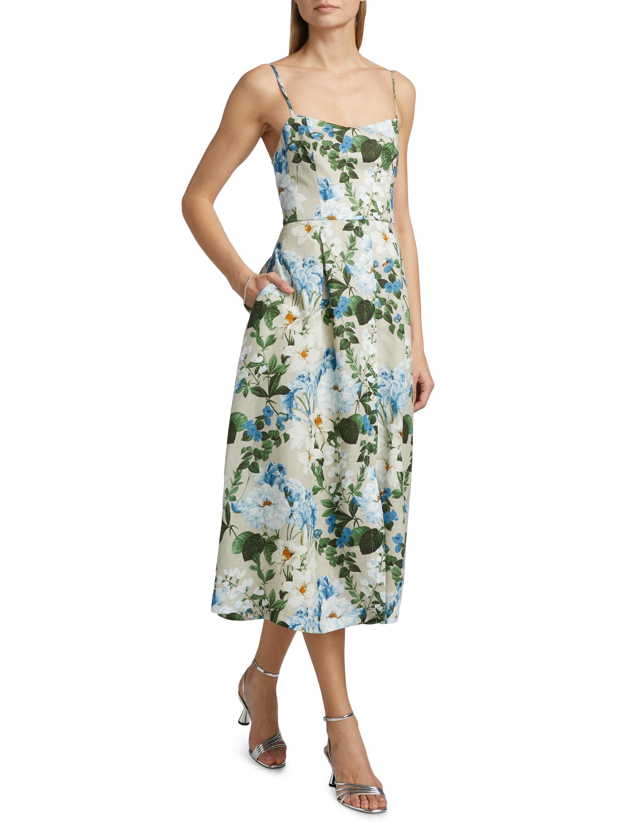 Pru Floral Midi-Dress