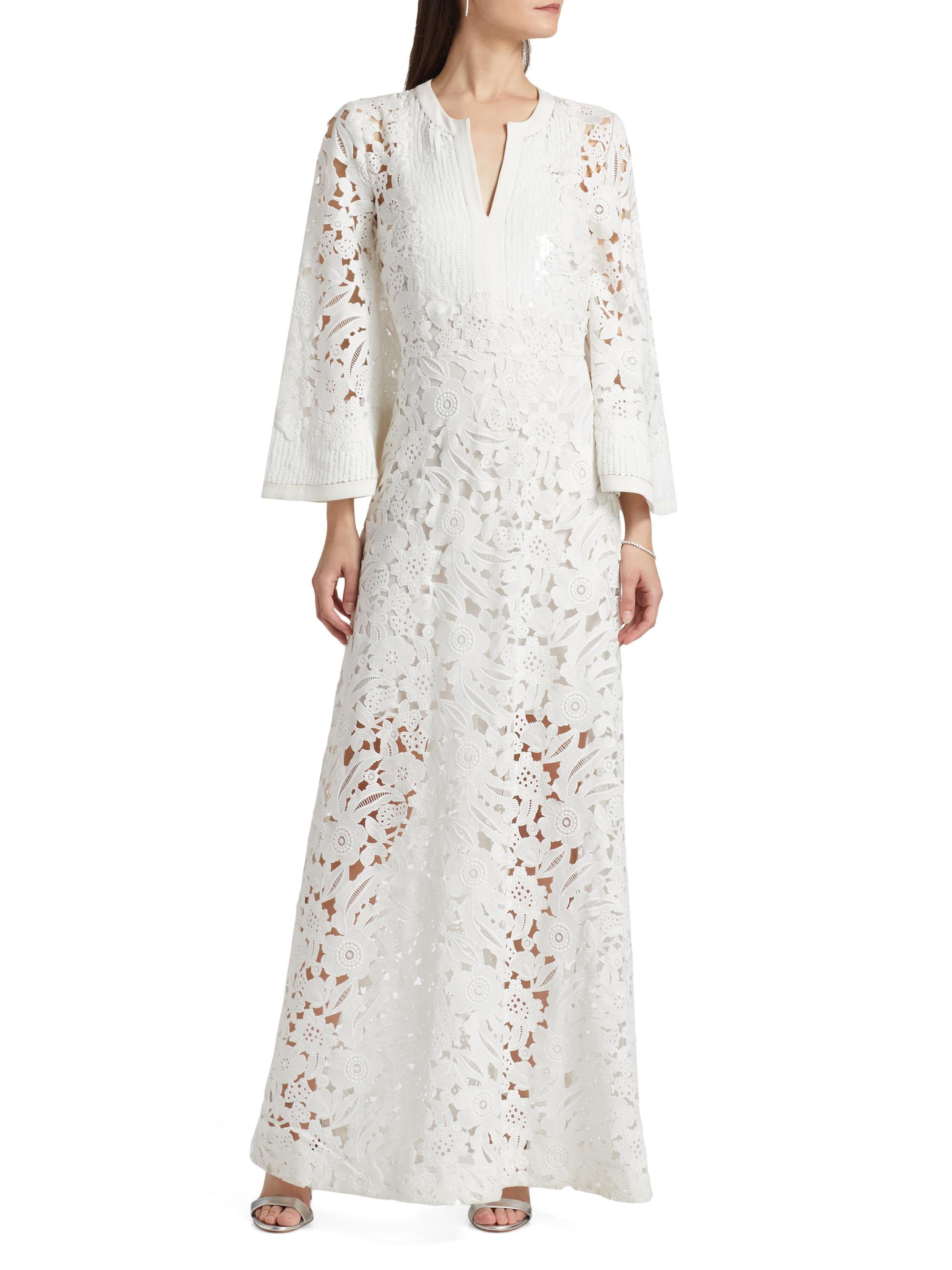 SACHIN BABI Cynthia Sequined Eyelet Gown | Saks Fifth Avenue