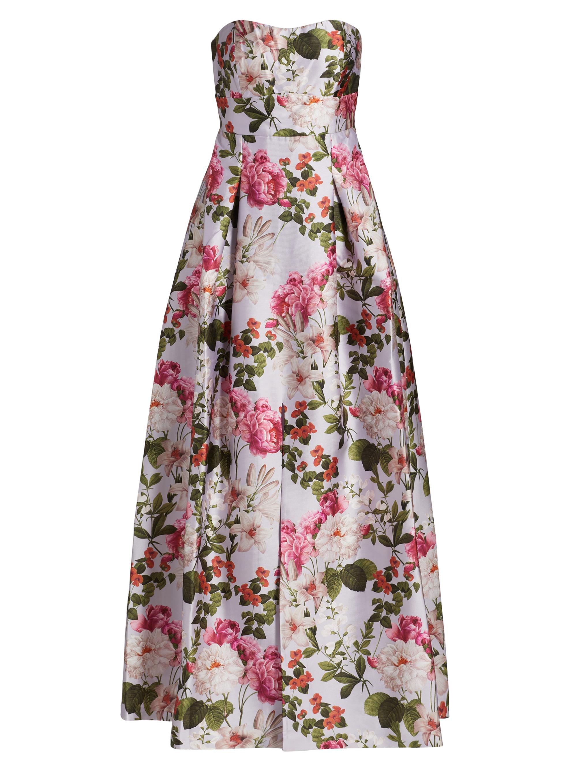 Sachin & Babi Women's Giovanna Floral Strapless Gown - Perwinkle And Petals