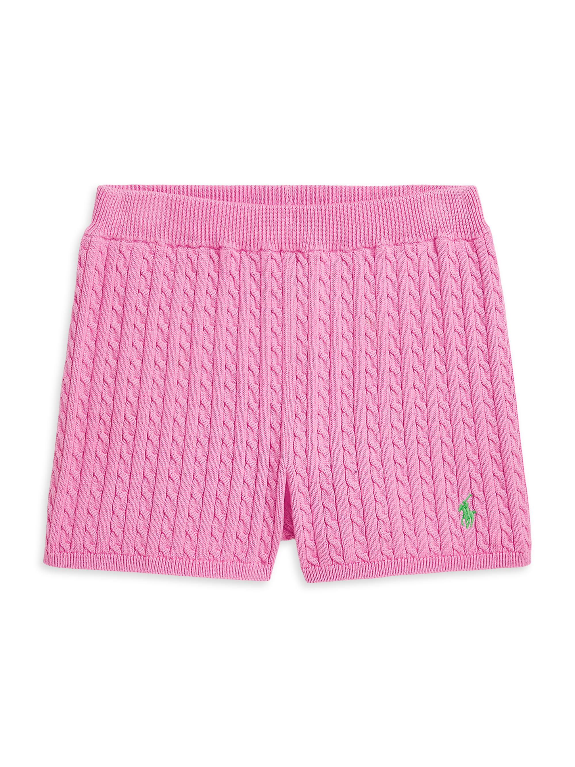 Little Girl's & Girl's Cable-Knit Polo Shirt