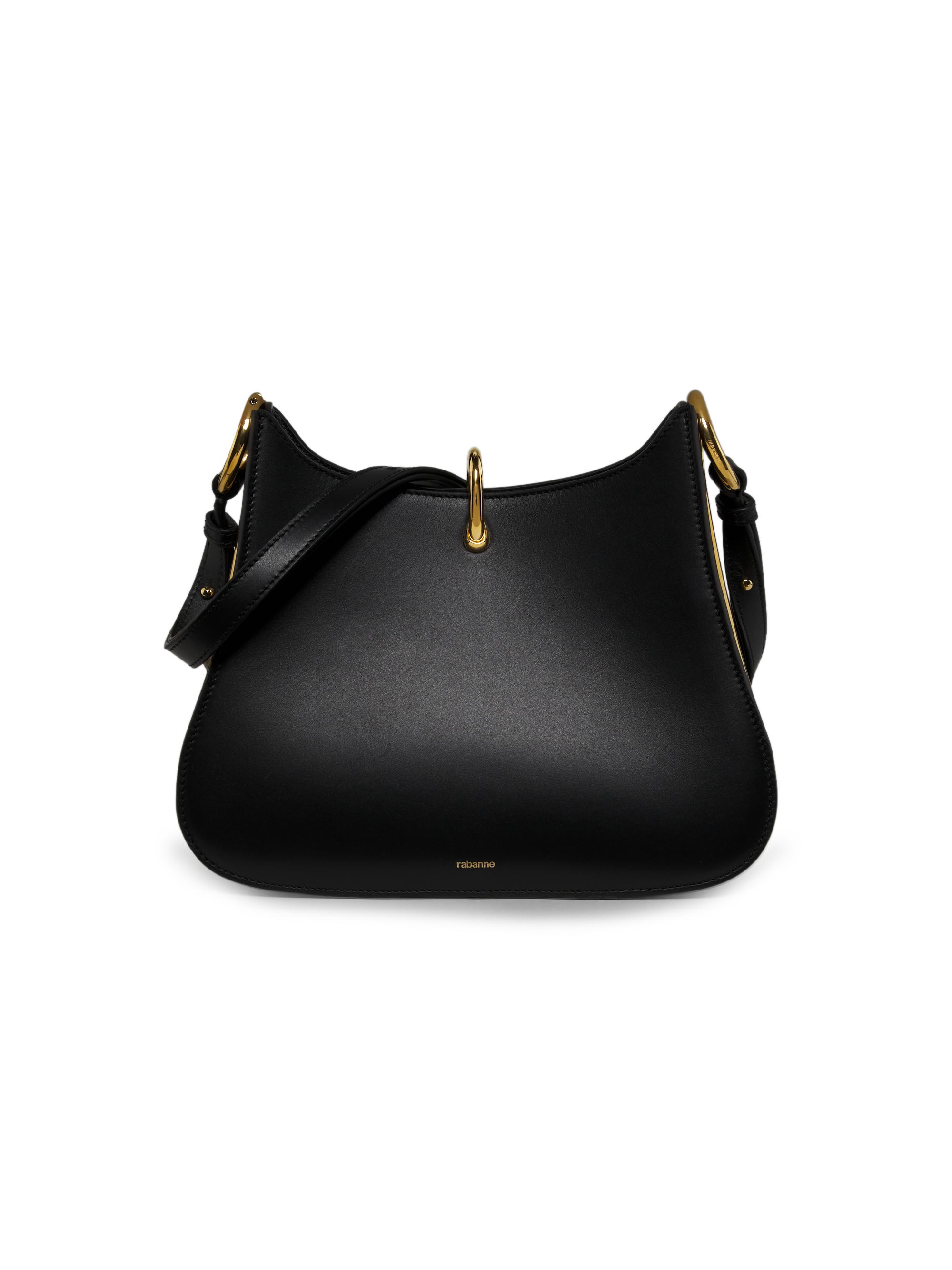 Rabanne Women's  Preco Leather Shoulder Bag - Black Gold