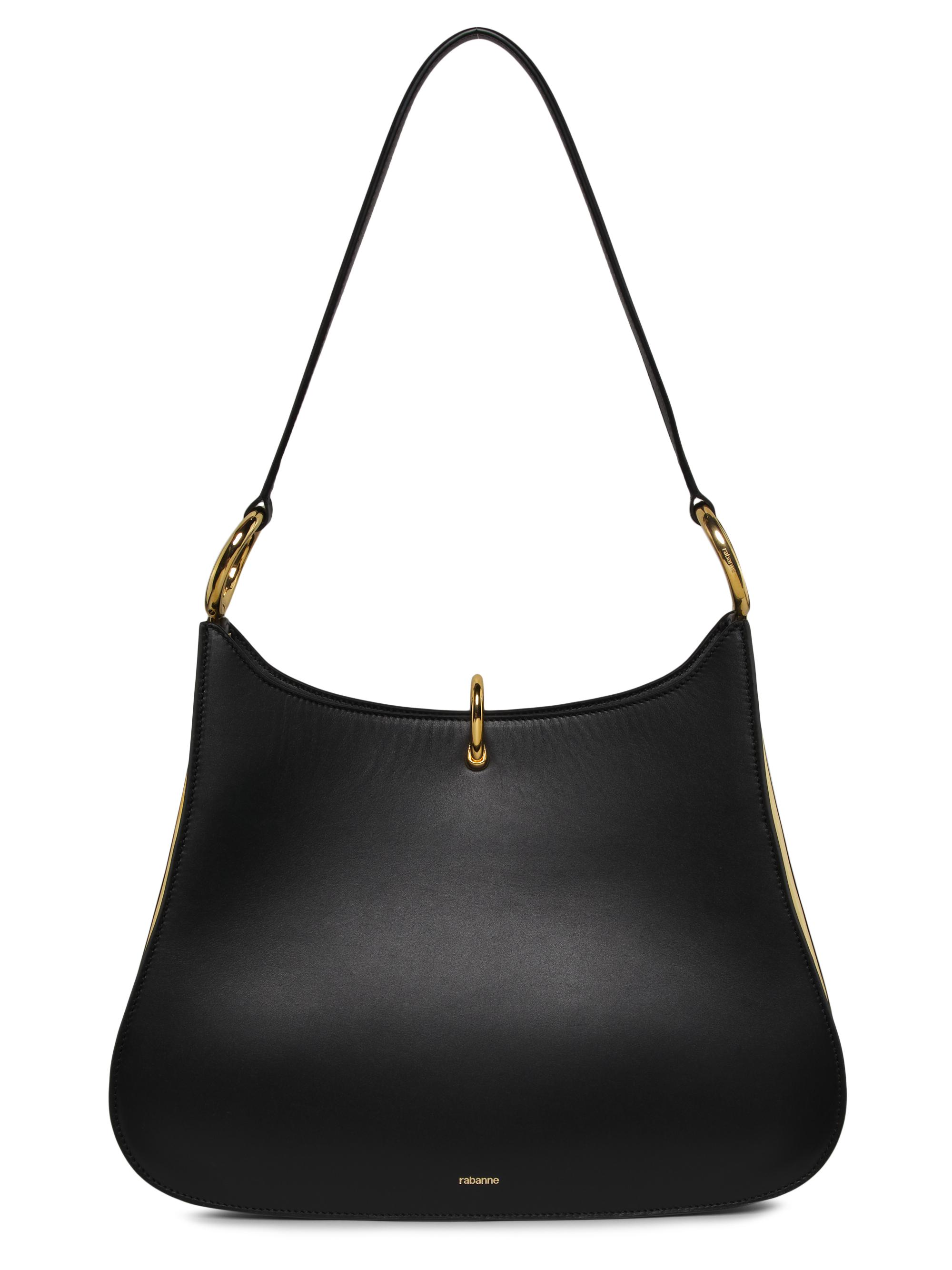 Rabanne Women's  Preco Leather Shoulder Bag - Black Gold