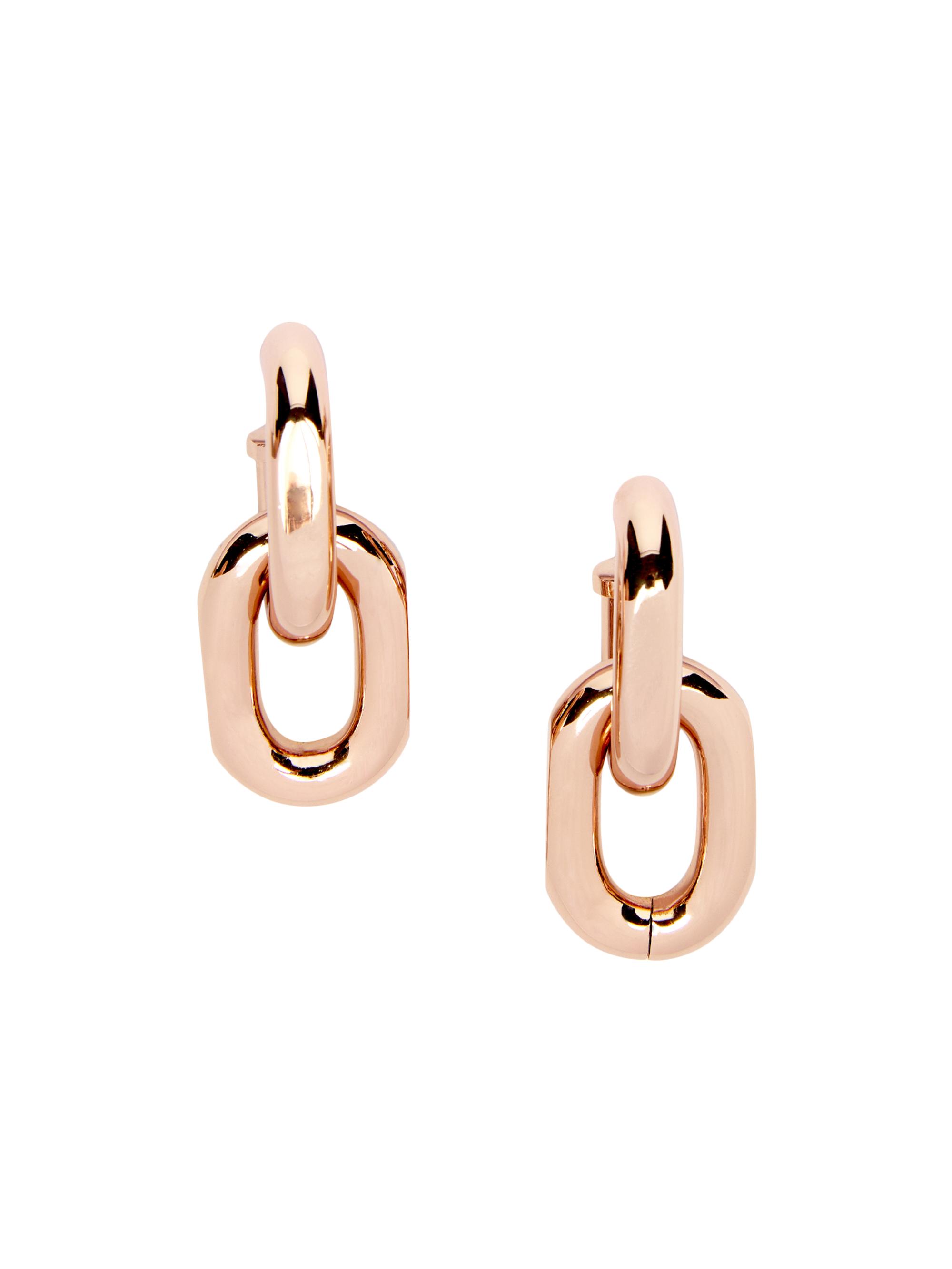 Rabanne Women's Preco Rose Goldtone Aluminum Drop Earrings - Pink Gold