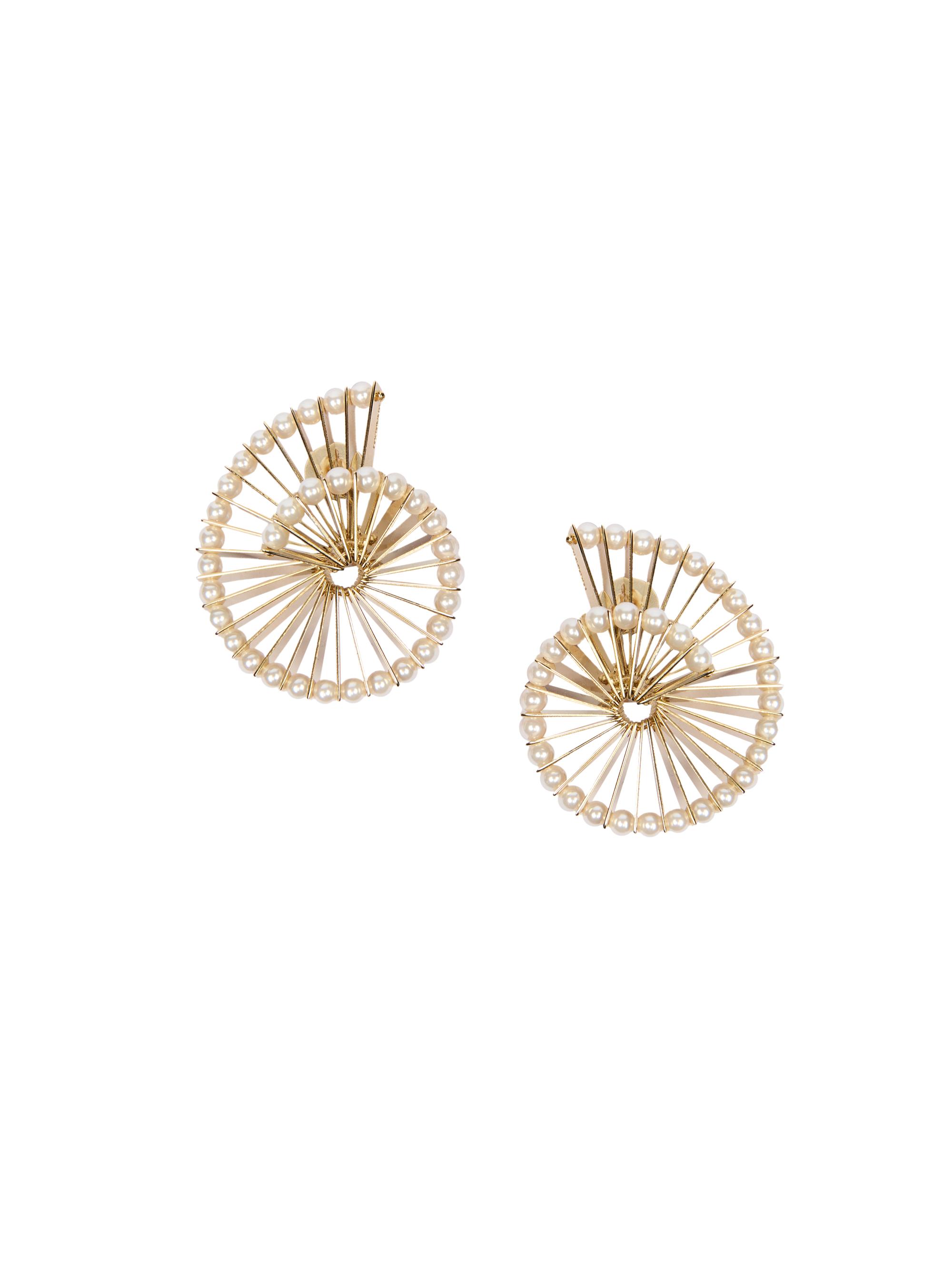 Rabanne Women's Preco Imitation Pearl Goldtone Stud Earrings - Gold Pearl