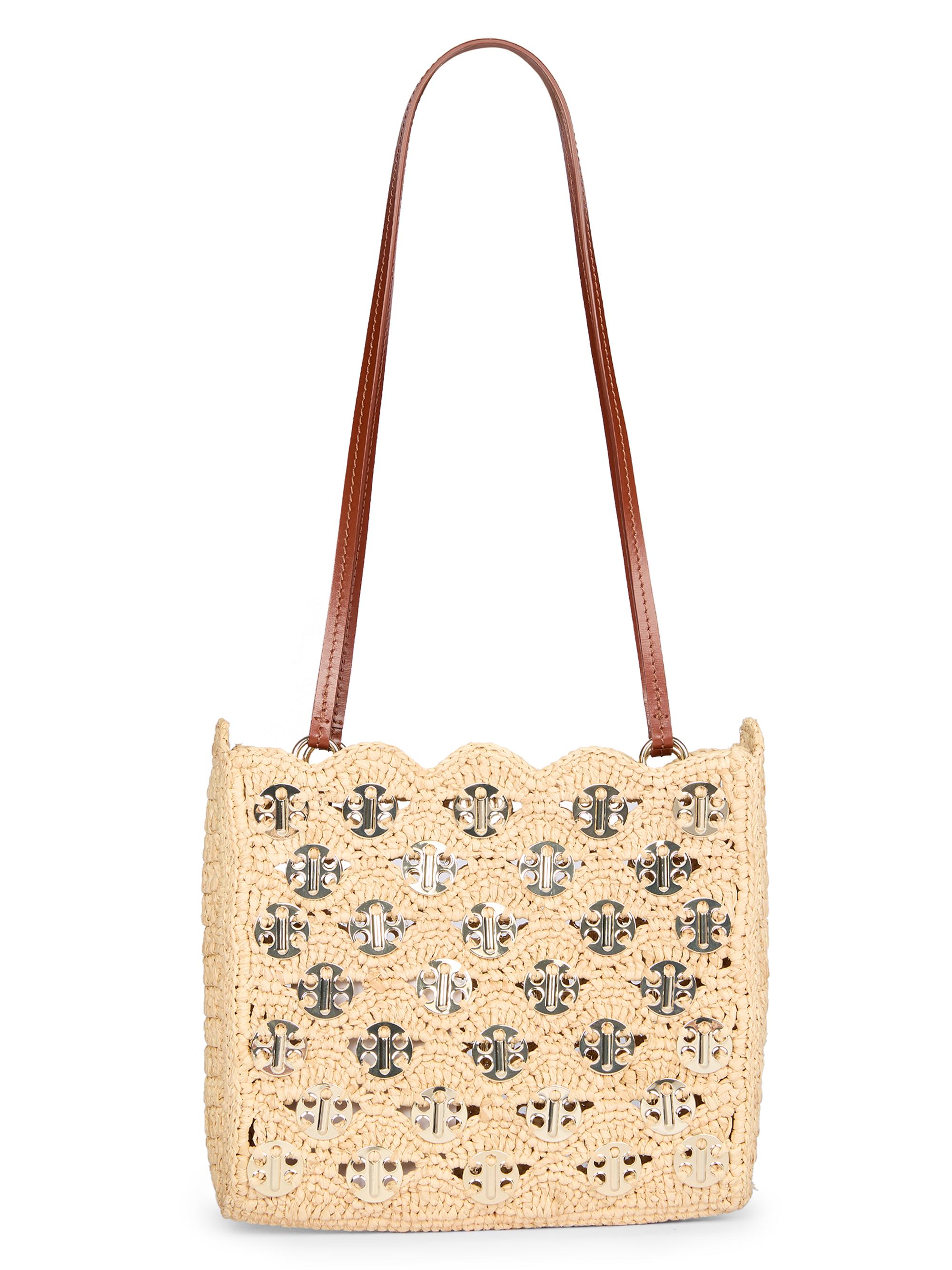 Rabanne Women's Preco Embellished Shoulder Bag - Natural Light Gold