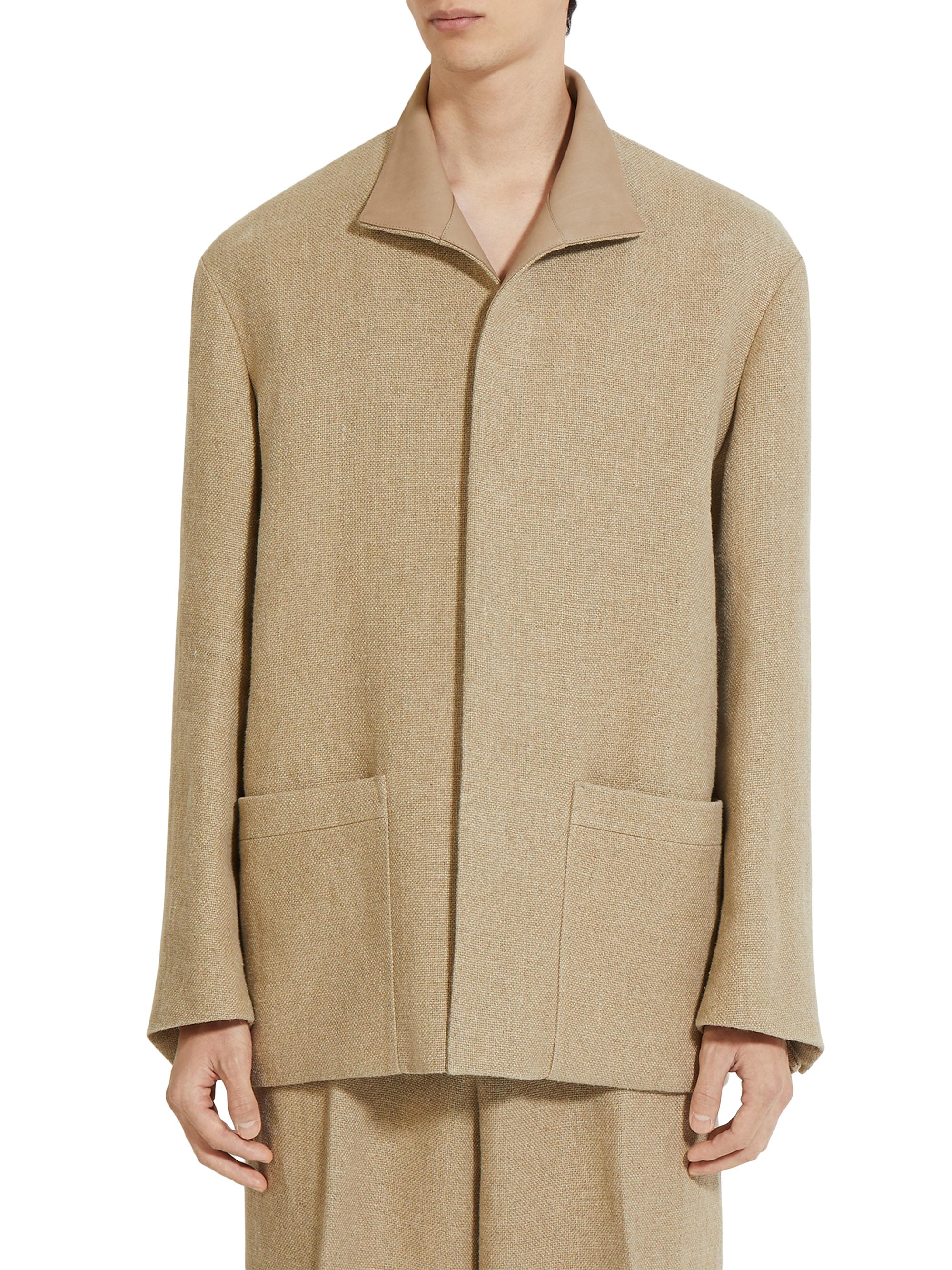 タイムセール　Ermenegildo Zegna チョアジャケット ZEGNA Linen Chore Jacket | Saks Fifth Avenue