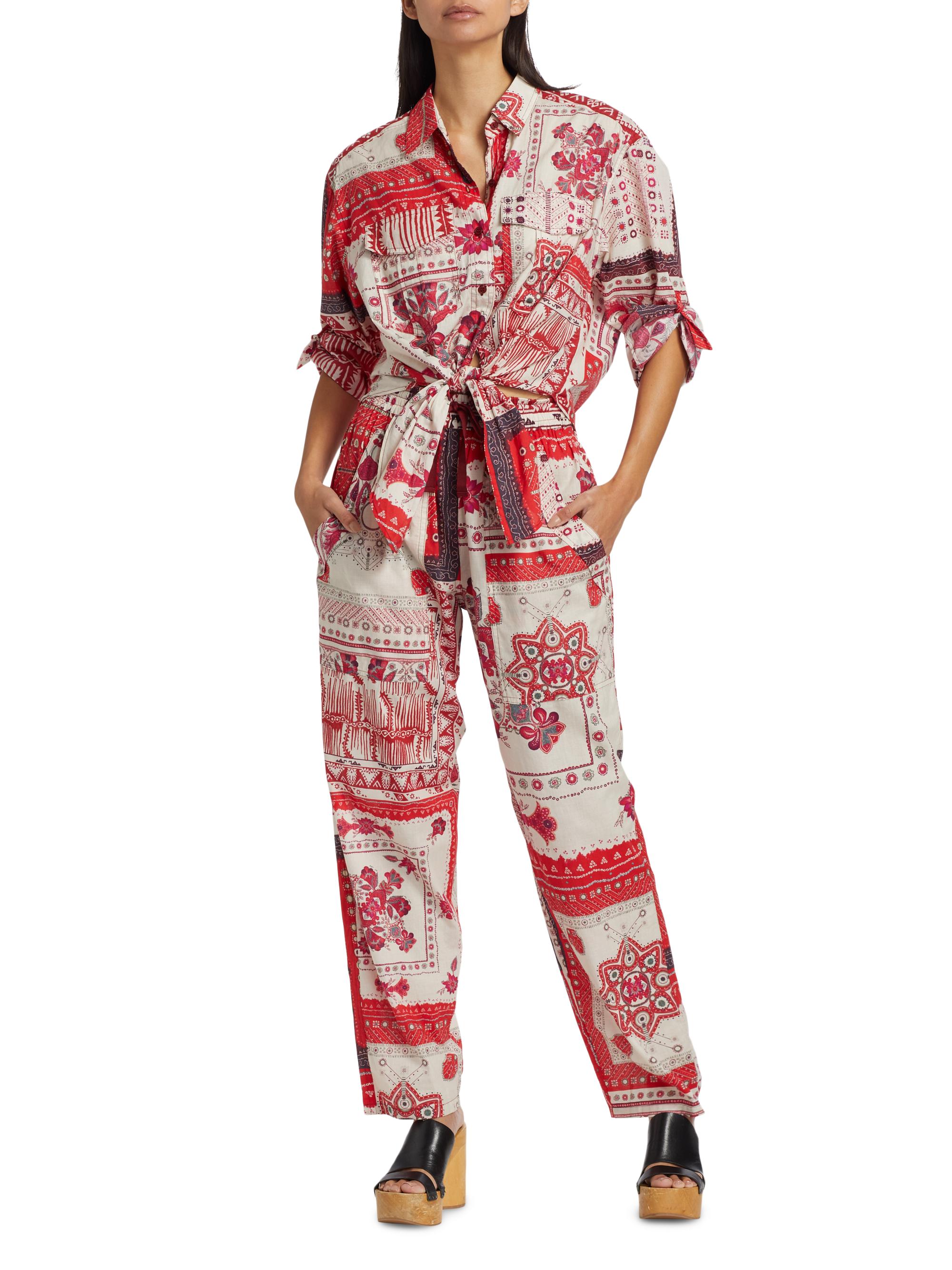 Isabel Marant Étoile Fedora Bandana Voile Pants | Saks Fifth Avenue