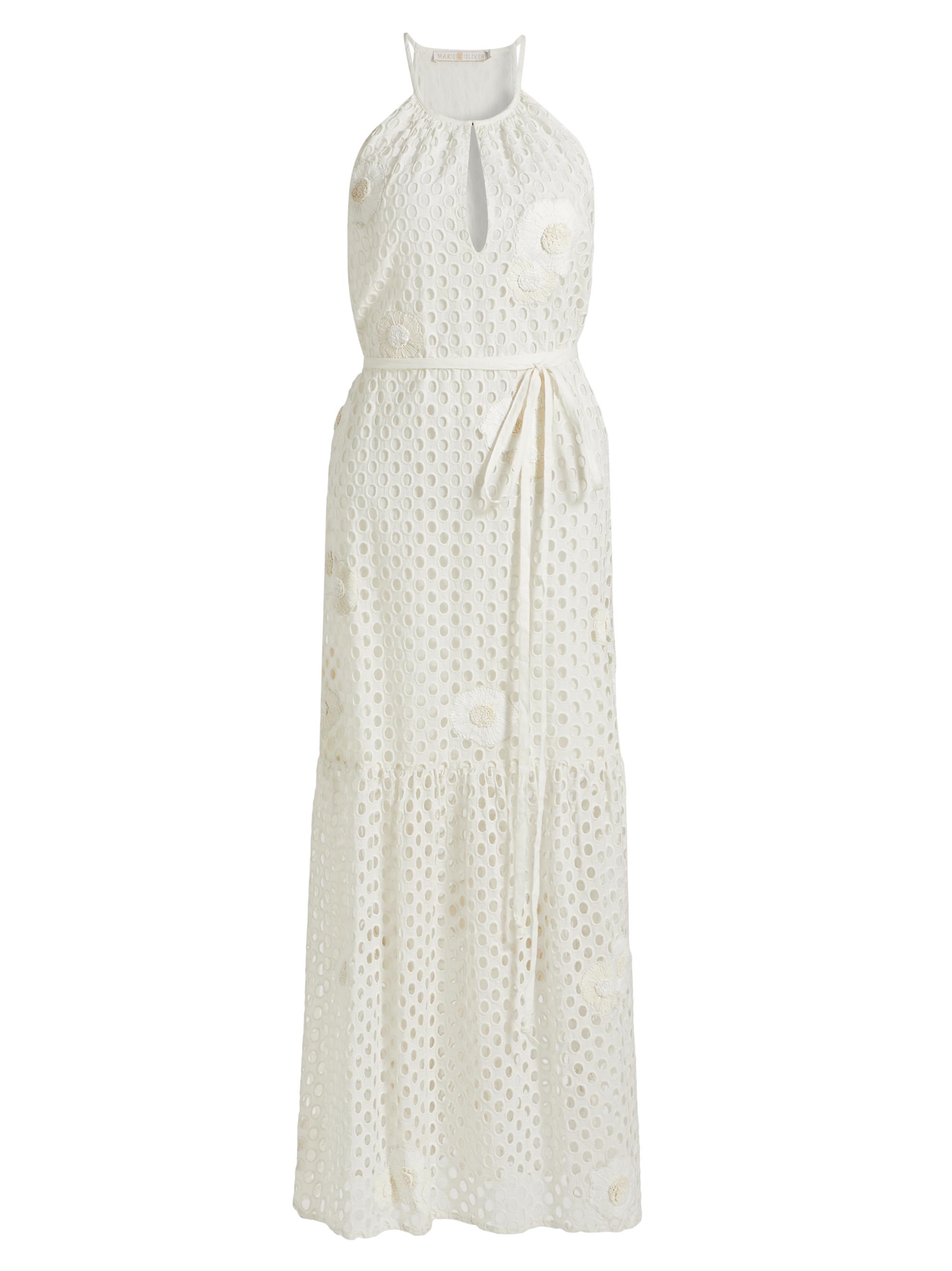 Marie Oliver Women's Adley Eyelet Mesh Tank Maxi Dress - Bora Bora