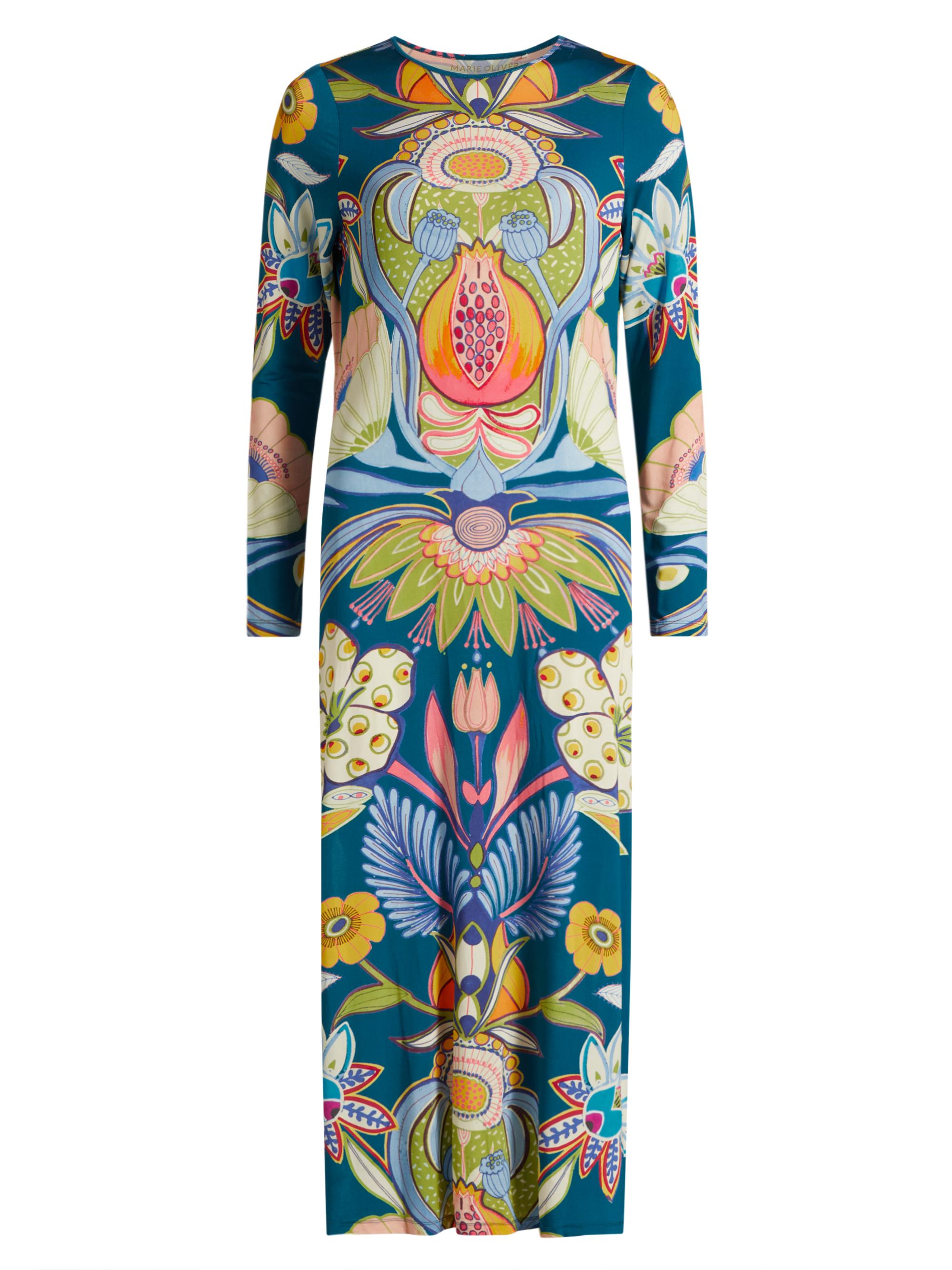 Marie Oliver Women's Vaughn Botanical T-Shirt Dress - Perennial